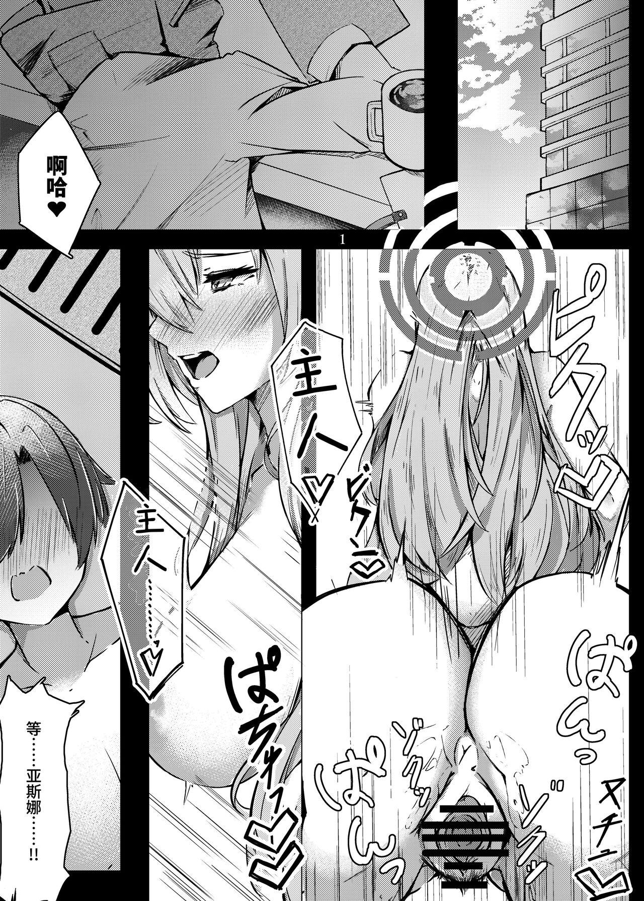 Lesbians Chiisaku Natta Goshujin-sama to!! - Blue archive Fantasy - Page 2
