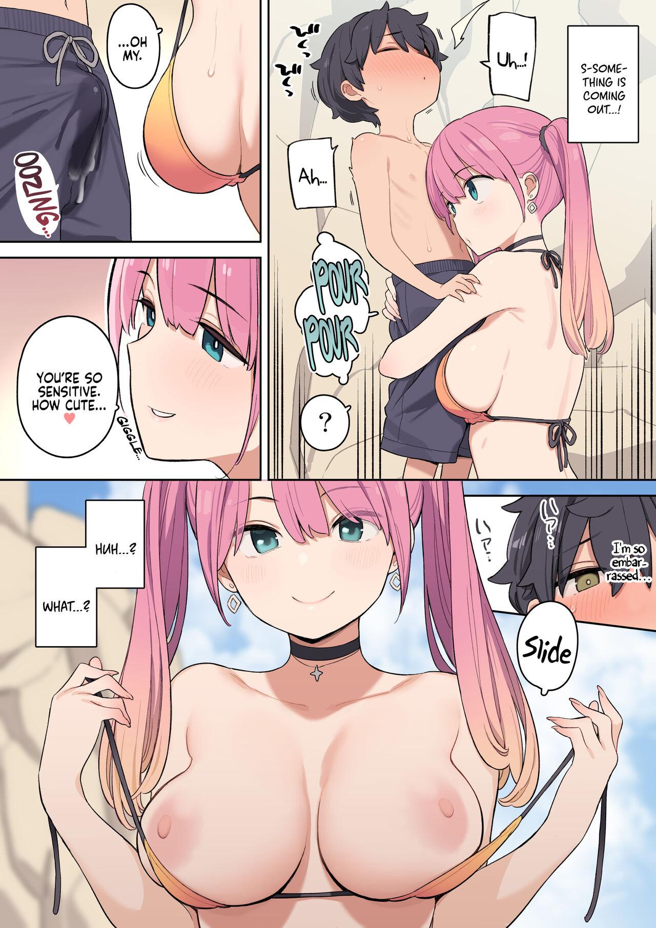 Swallowing Moshi Umibe de Ecchi na Onee-san to Deattara | If You Were to Meet A Sexy Lady at the Beach - Original Camporn - Page 8