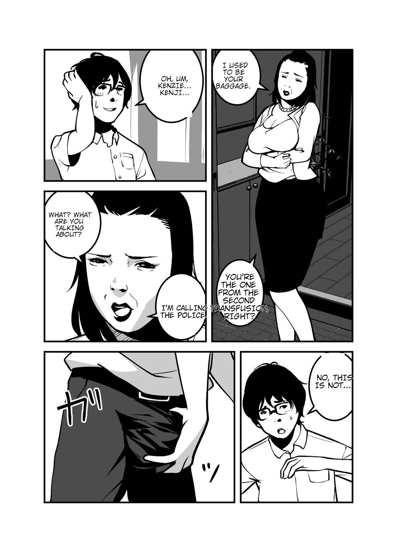 Face Fucking Hyoui Suru nara Kanemochi no Bakunyuu Babaa ni Kagiru! | If you want to be possessed, it must be a rich hag with big tits! Real Sex - Page 4