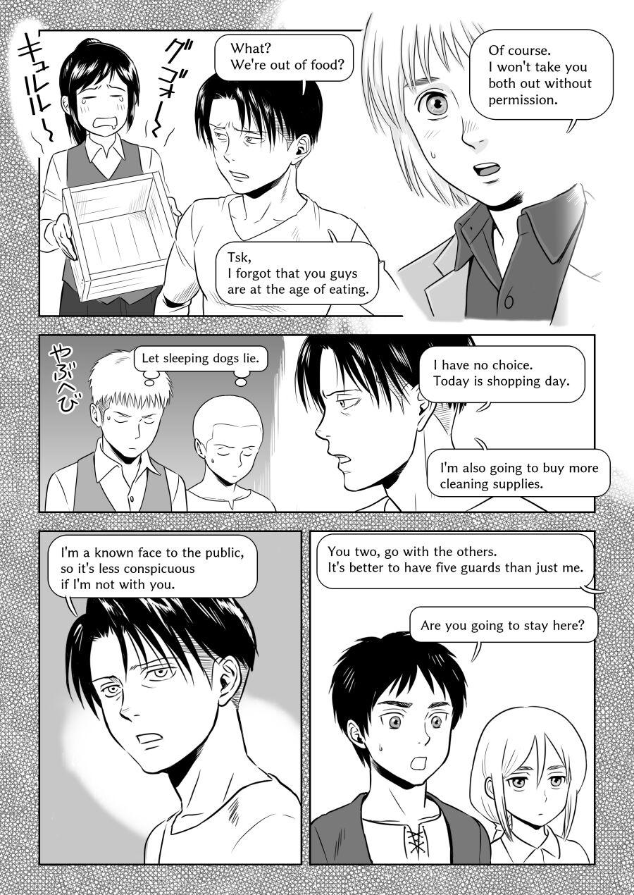Public Fuck Heichou, Message ga Arimasu! Vol.1 | Cap, I have a message for you. Vol. 1 - Shingeki no kyojin Submissive - Page 8