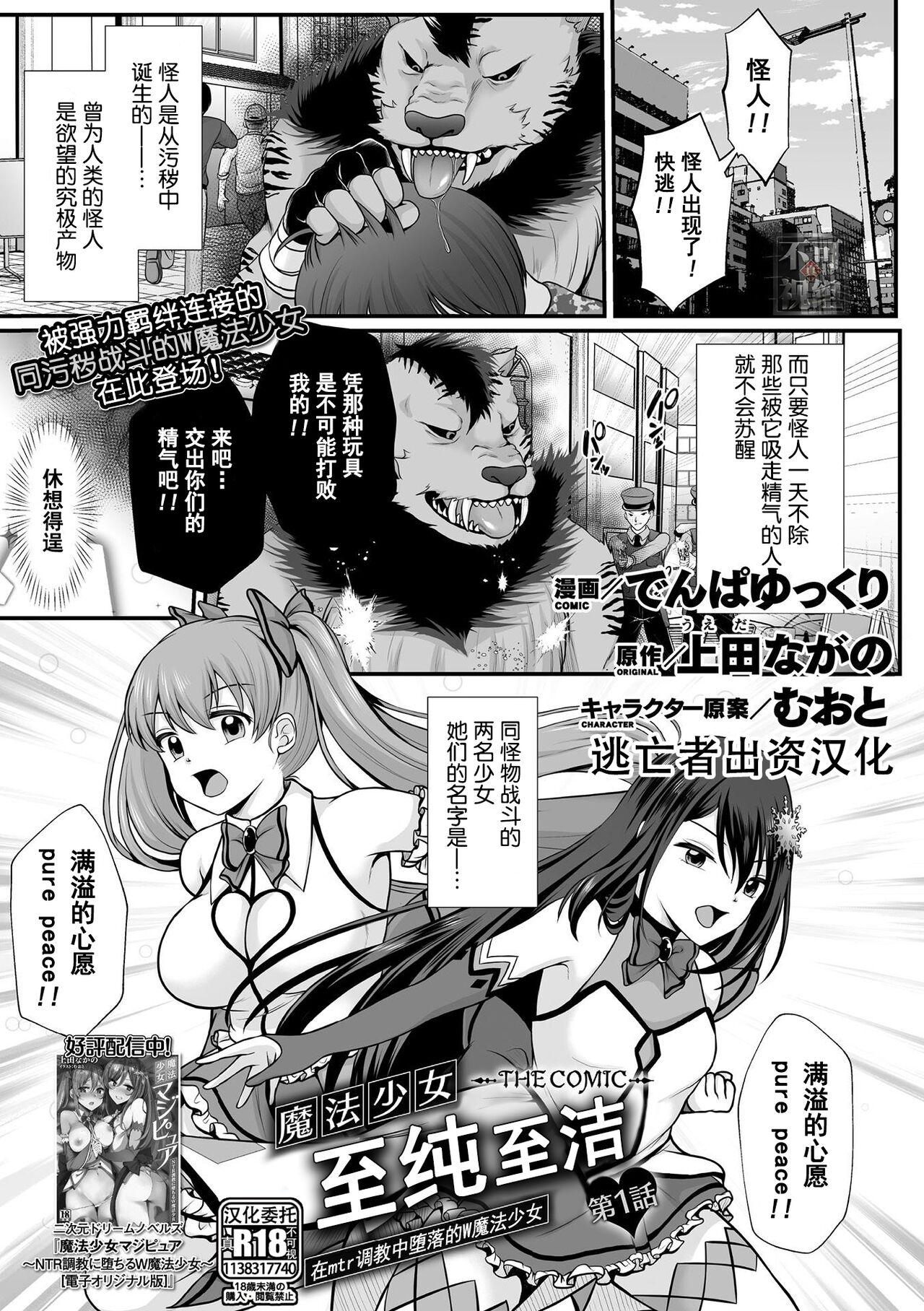 Amadora [Denpa Yukkuri] Mahou Shoujo MagiPure ~NTR Choukyou ni Ochiru W Mahou Shoujo~ THE COMIC Ch. 1-4 [Chinese] [逃亡者×真不可视汉化组] [Digital] Asslick - Picture 1