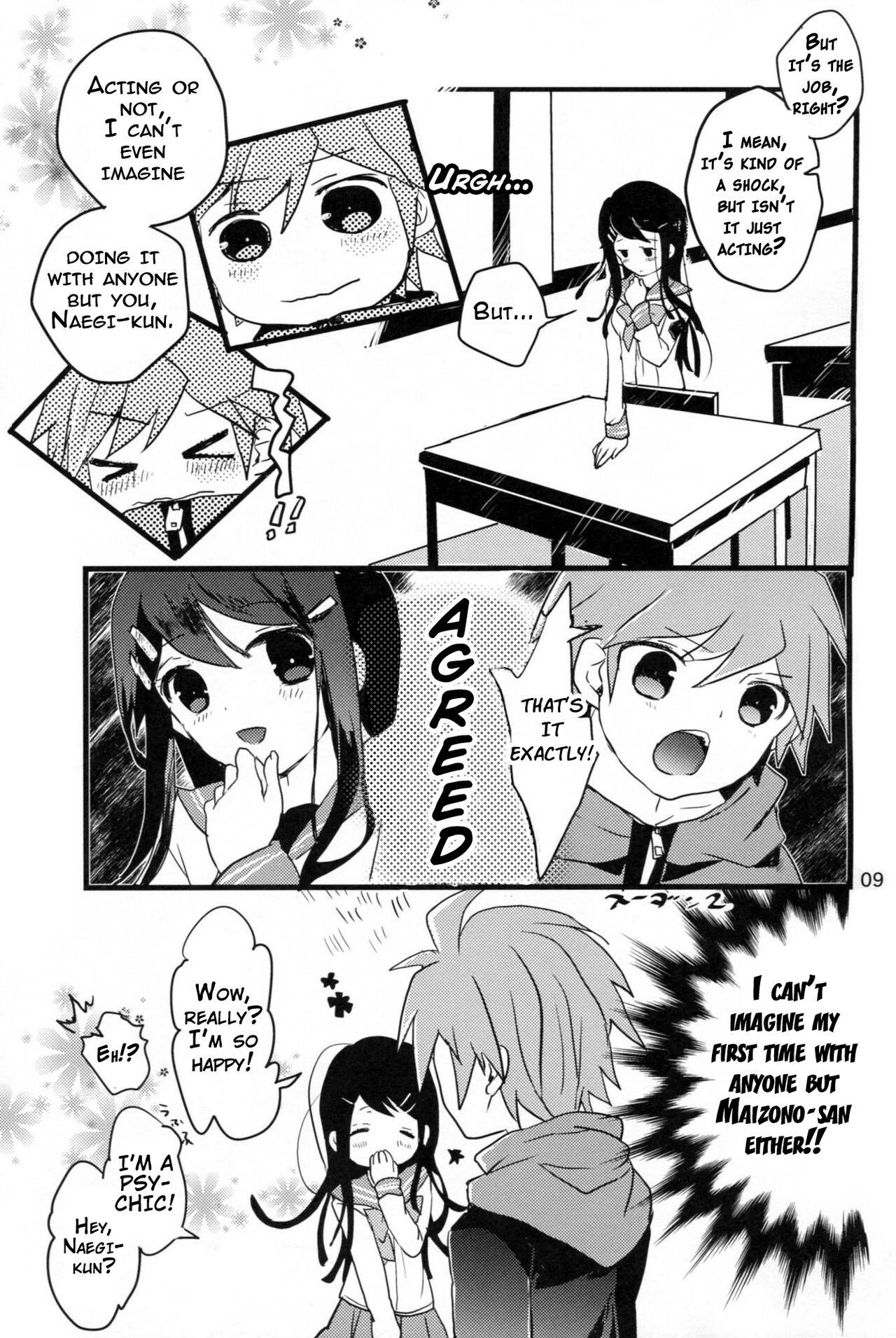 Oiled Naegi to Maizono-san ga Tsukiatteru Zentei no Manga - Danganronpa Real Sex - Page 8