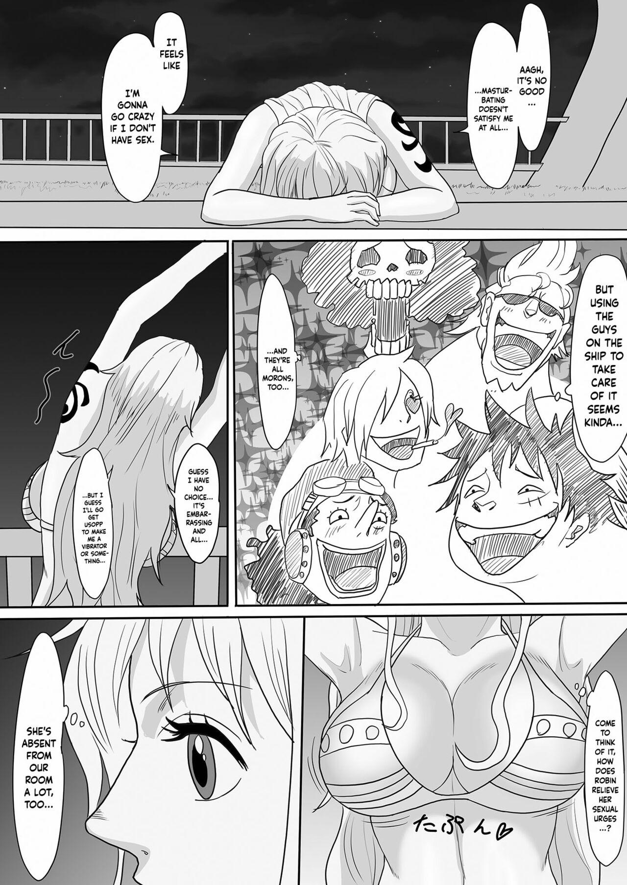 Gay Nami to Chopper ga Sex Shimakuru Hon | A Book About Nami and Chopper's Sex Spree - One piece Weird - Page 3