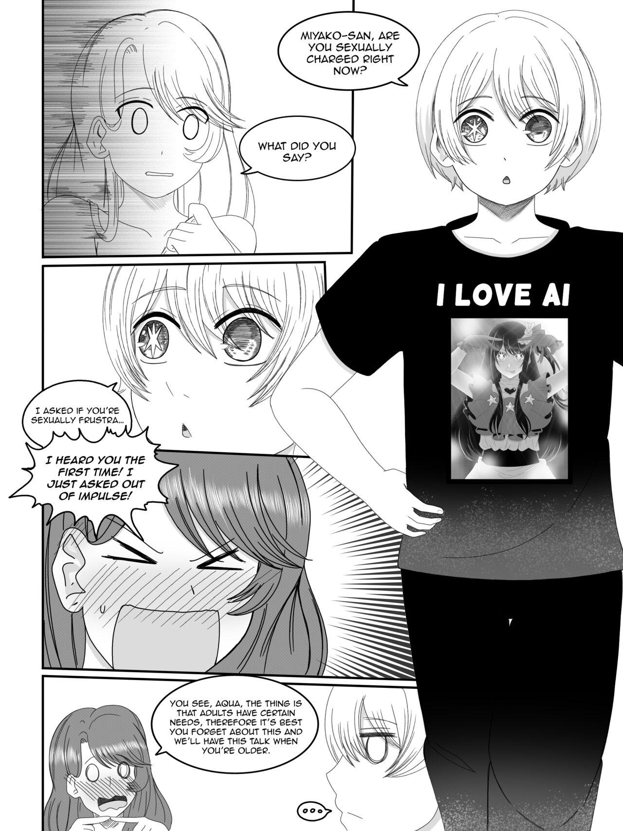 Blackmail Miyako x Aqua - Oshi no ko Fodendo - Page 10