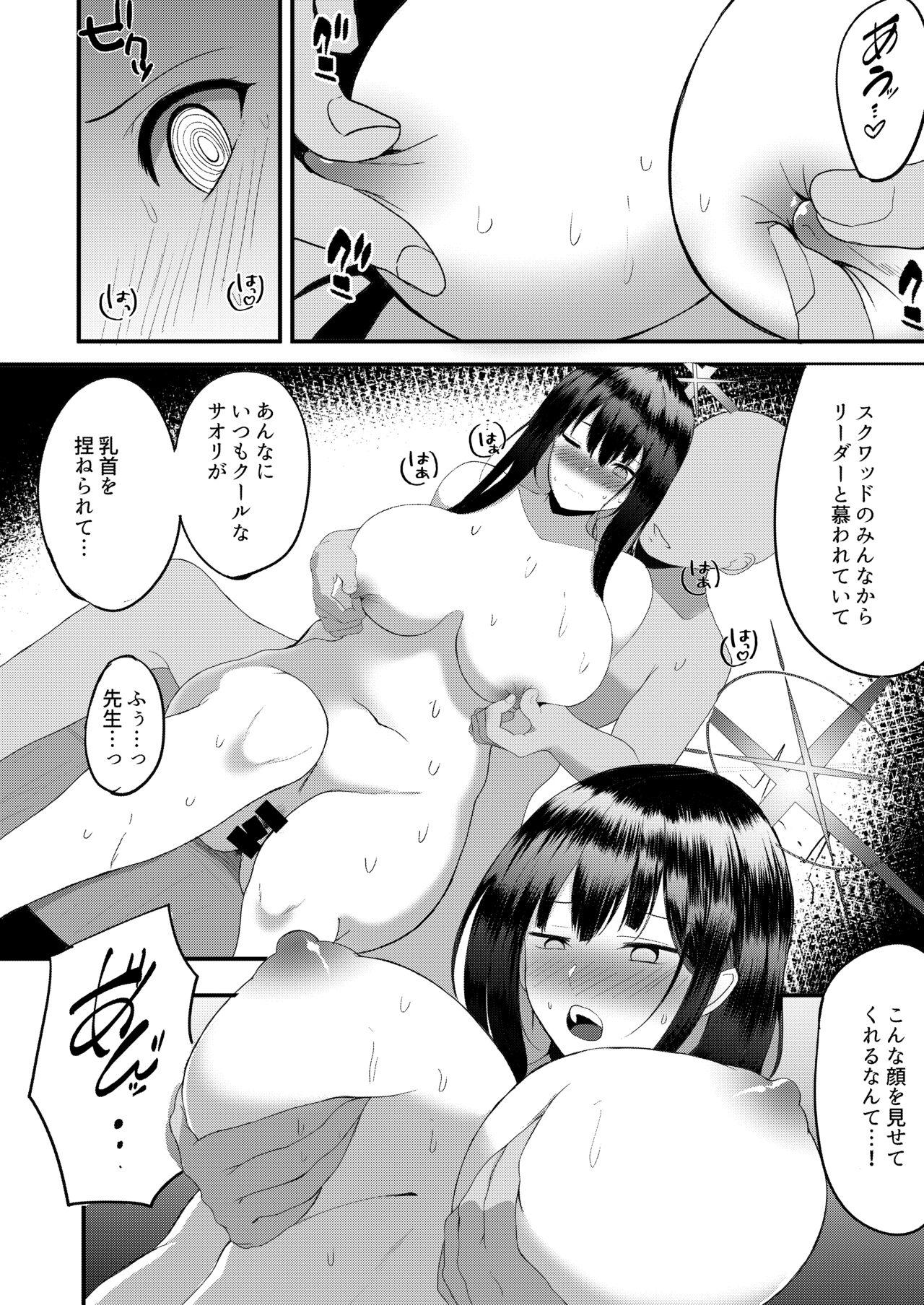 Assfingering Saori no Ongaeshi - Blue archive White Girl - Page 7