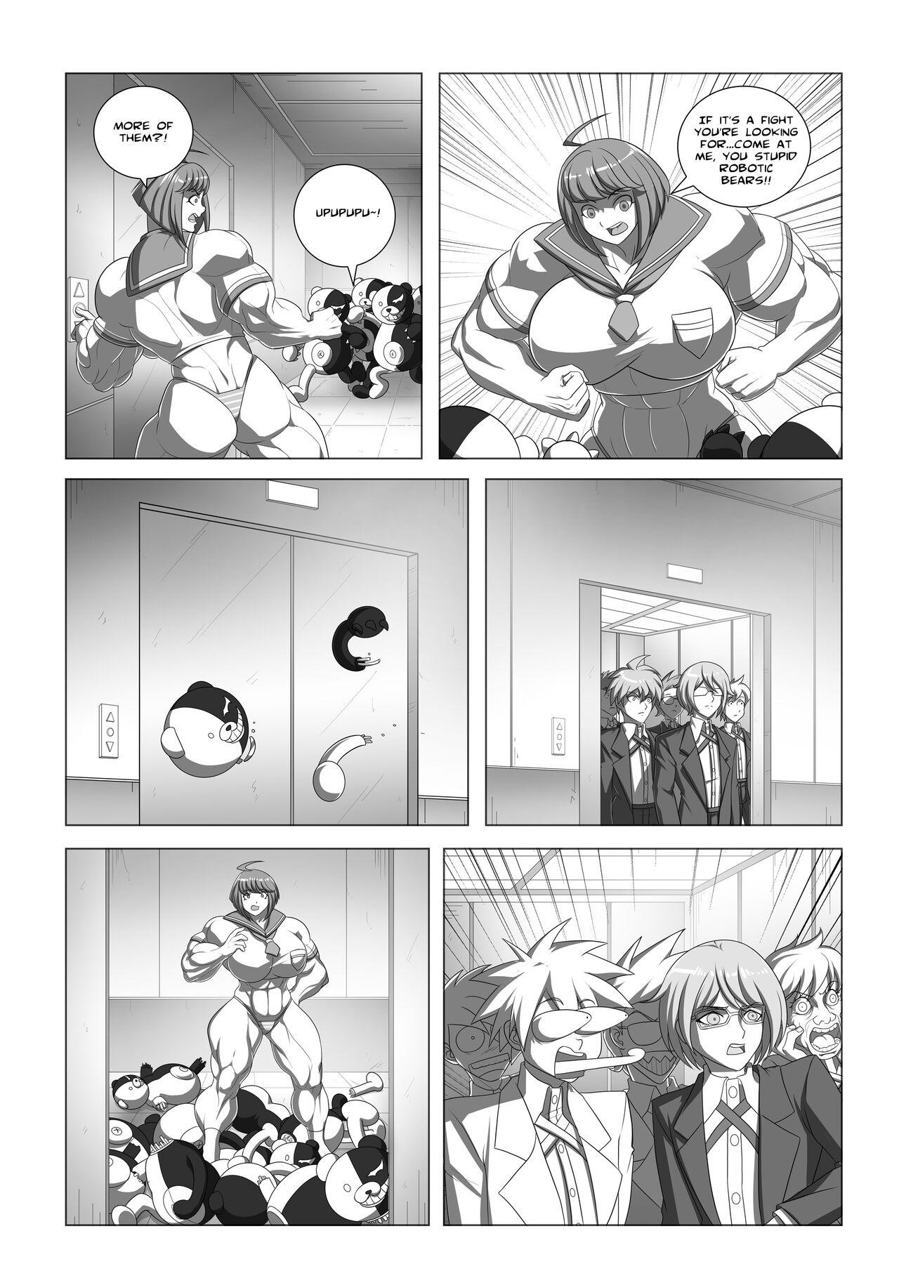 Big Tits Ultra Muscle Girl - Danganronpa Lovers - Page 4