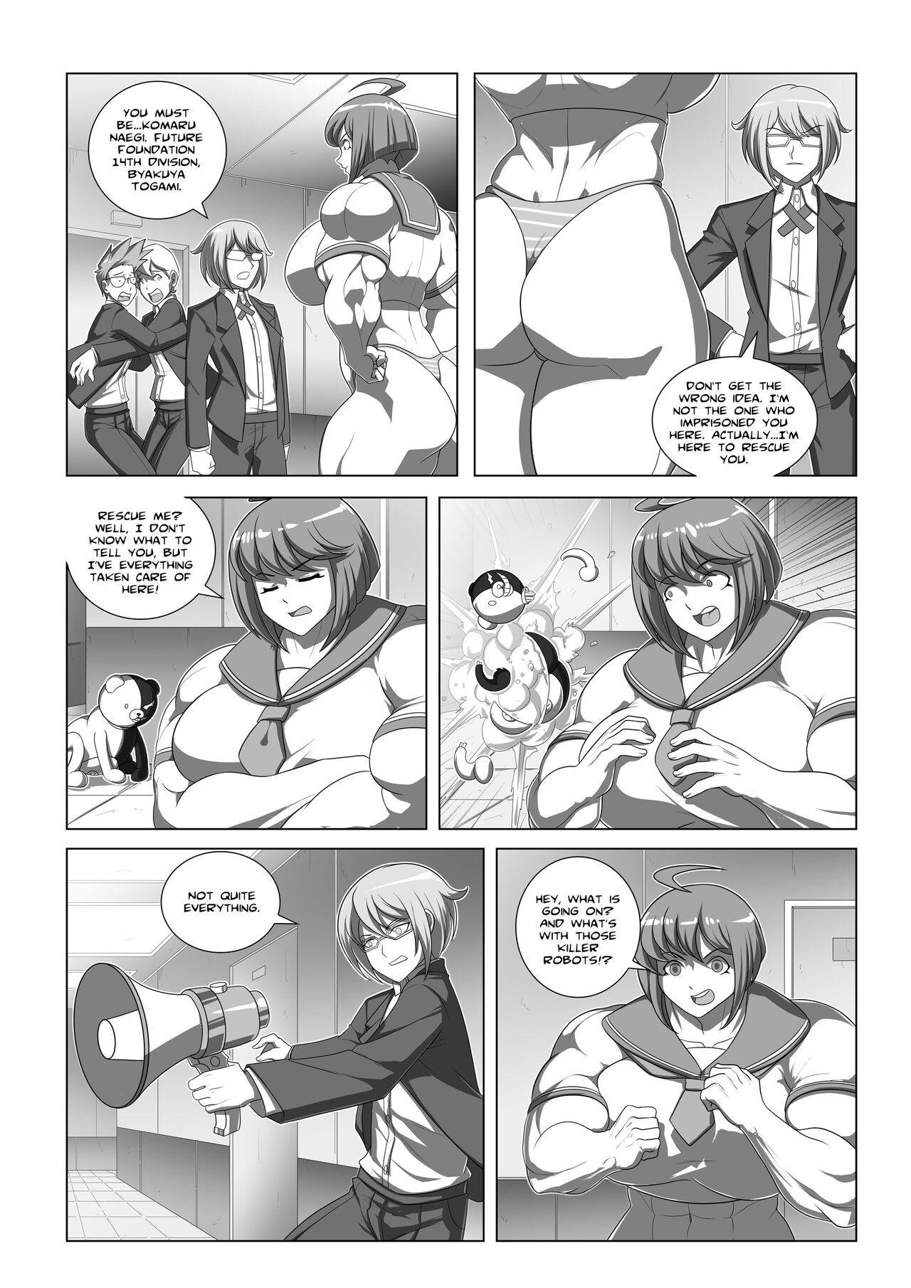 Big Tits Ultra Muscle Girl - Danganronpa Lovers - Page 5