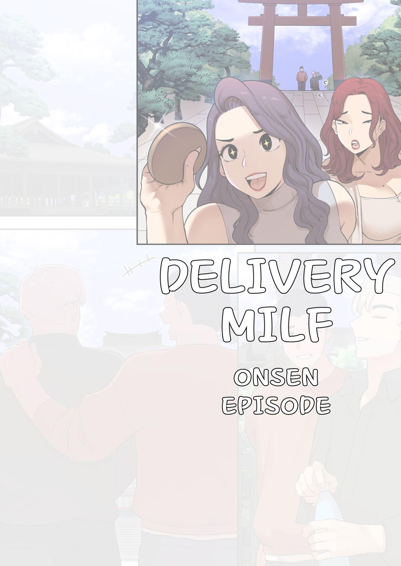 Teentube Delivery MILF Onsen episode - Original Sloppy Blow Job - Picture 1