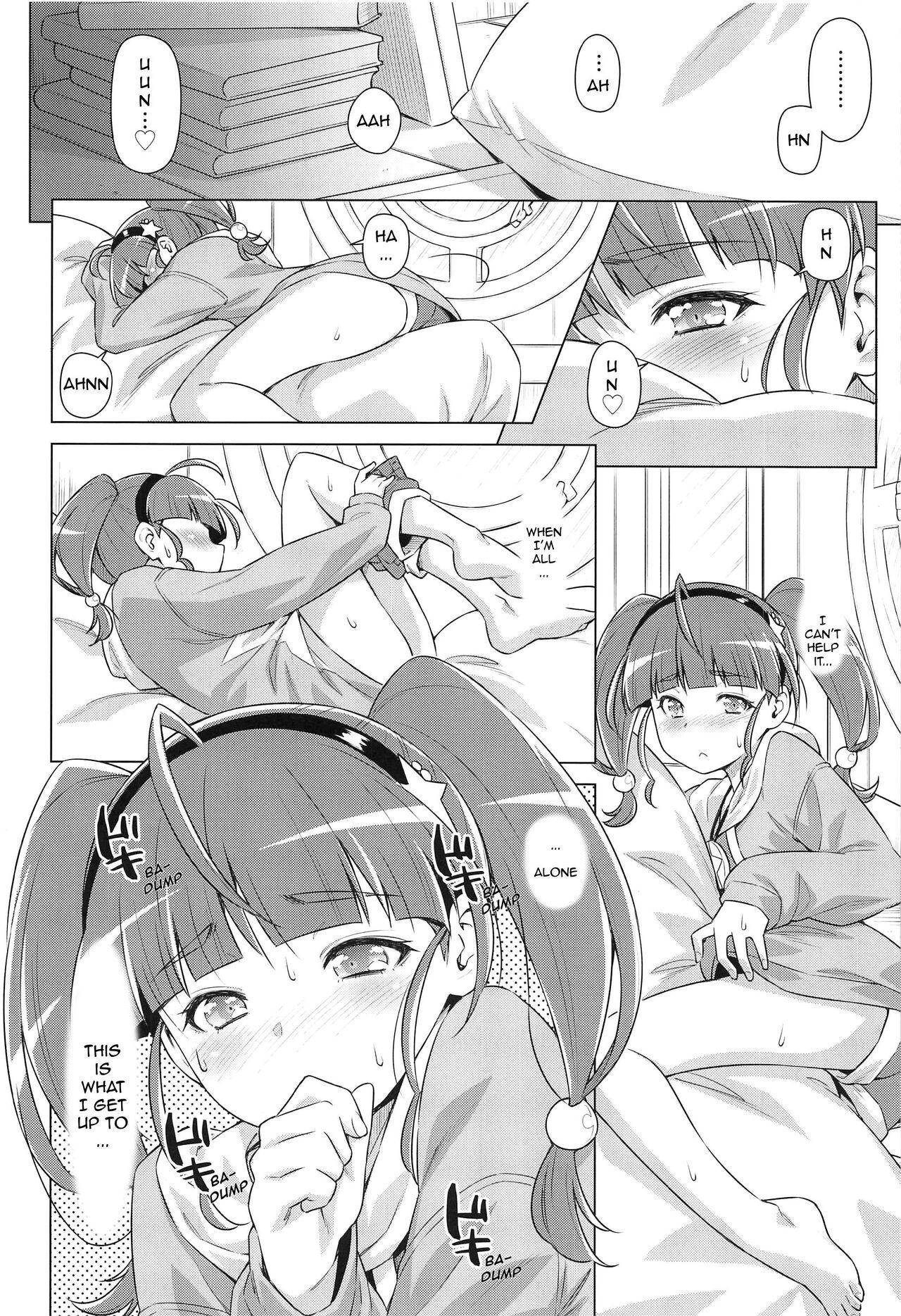 Girl Gets Fucked Hoshina ga Hitori de Shiteta node. | Hoshina Left Alone. - Star twinkle precure Prostituta - Page 6