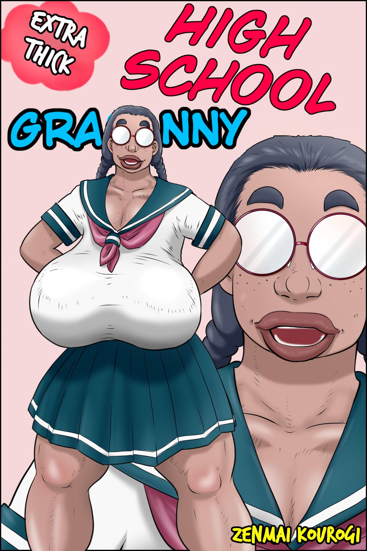 Gay Tokunou Oba-chan Joshi | High School Granny - Original Old And Young - Page 1