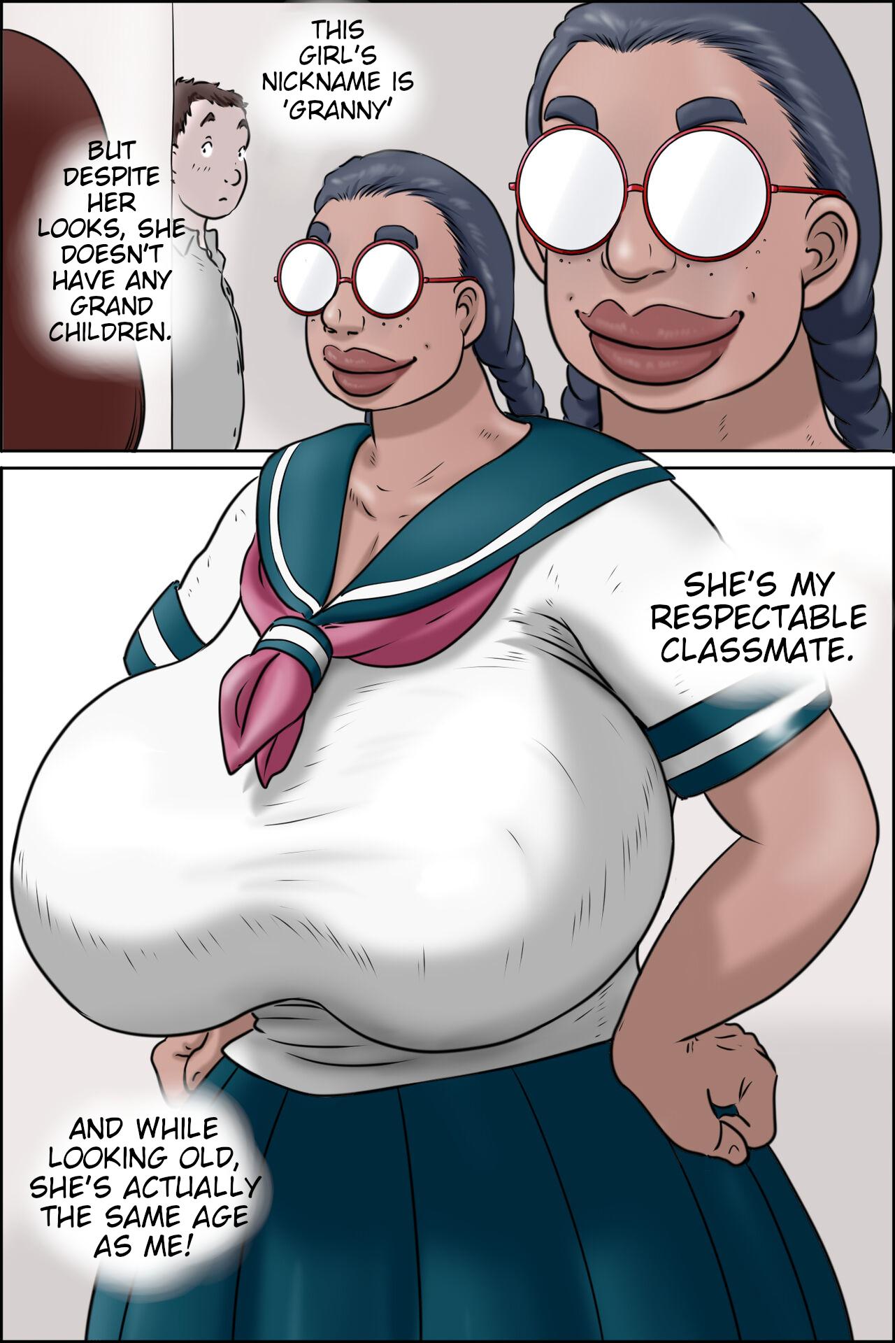 Gay Tokunou Oba-chan Joshi | High School Granny - Original Old And Young - Picture 3