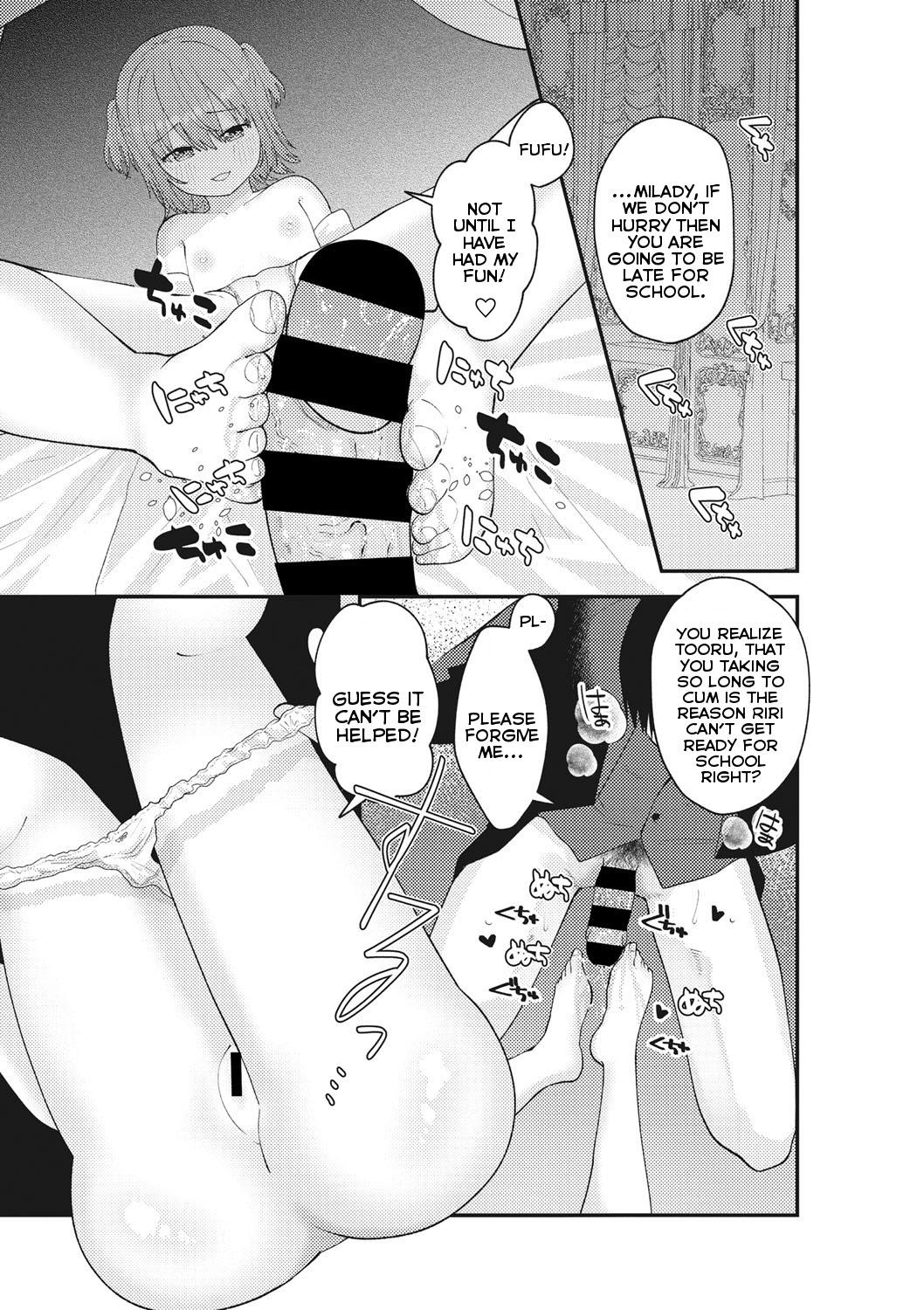 Foot Job Himitsu no Ojou-sama | Milady's Secret Side Twinkstudios - Page 5