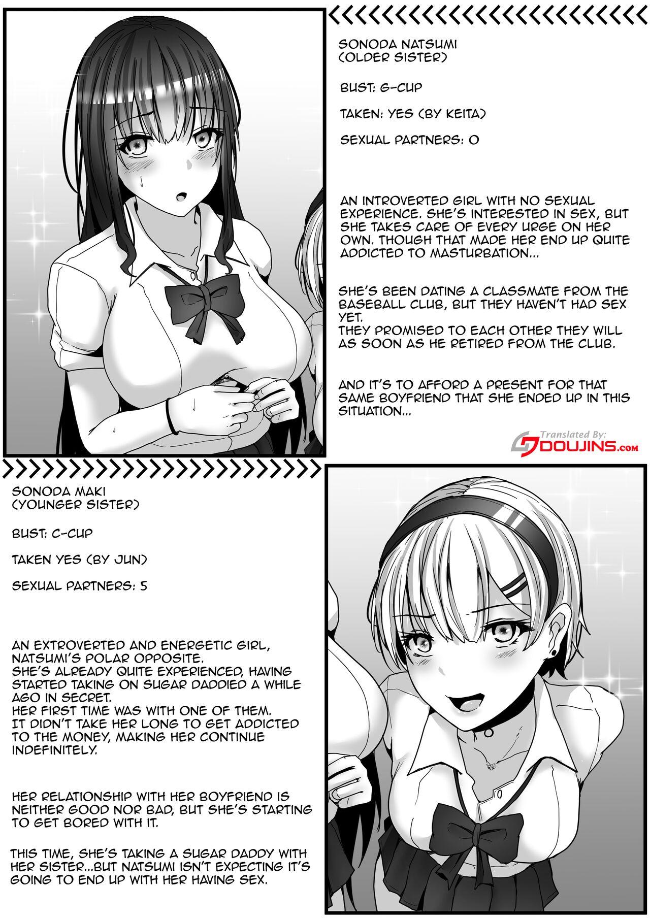 Machine Papakatsu Shimai. Kairakuzuke no Nakayoshi Shimaidon. | Sugar Baby Sisters. Getting Along and Drowning in Pleasure Fucking Two Sisters at the Same Time - Original Ejaculation - Picture 3