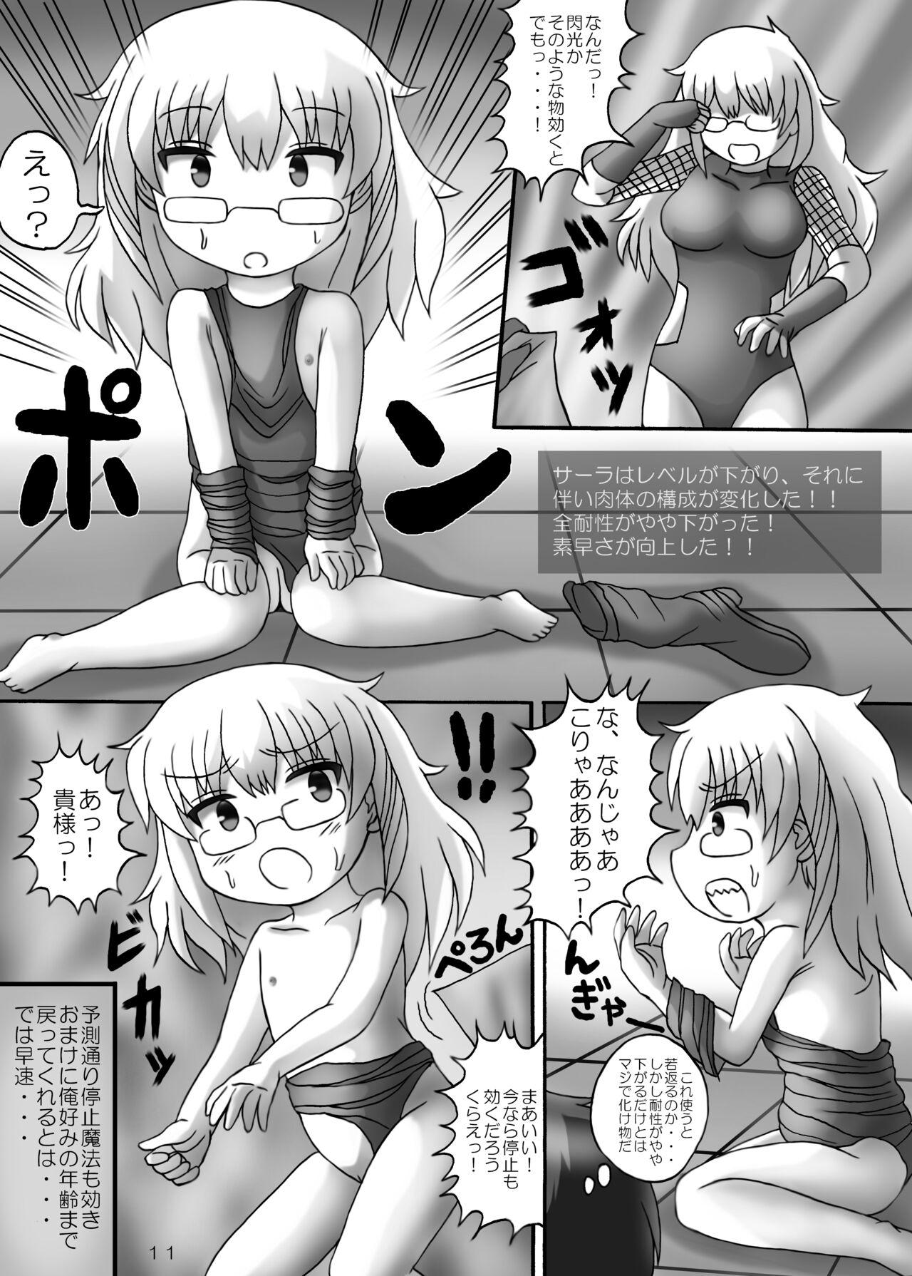 Ballbusting Party kara Tsuihou Shita Dame Kenja ni Jikan Teishi Mahou o Tsukawarete Ecchi na Shikaeshi o Sareta! - Original Wild - Page 10