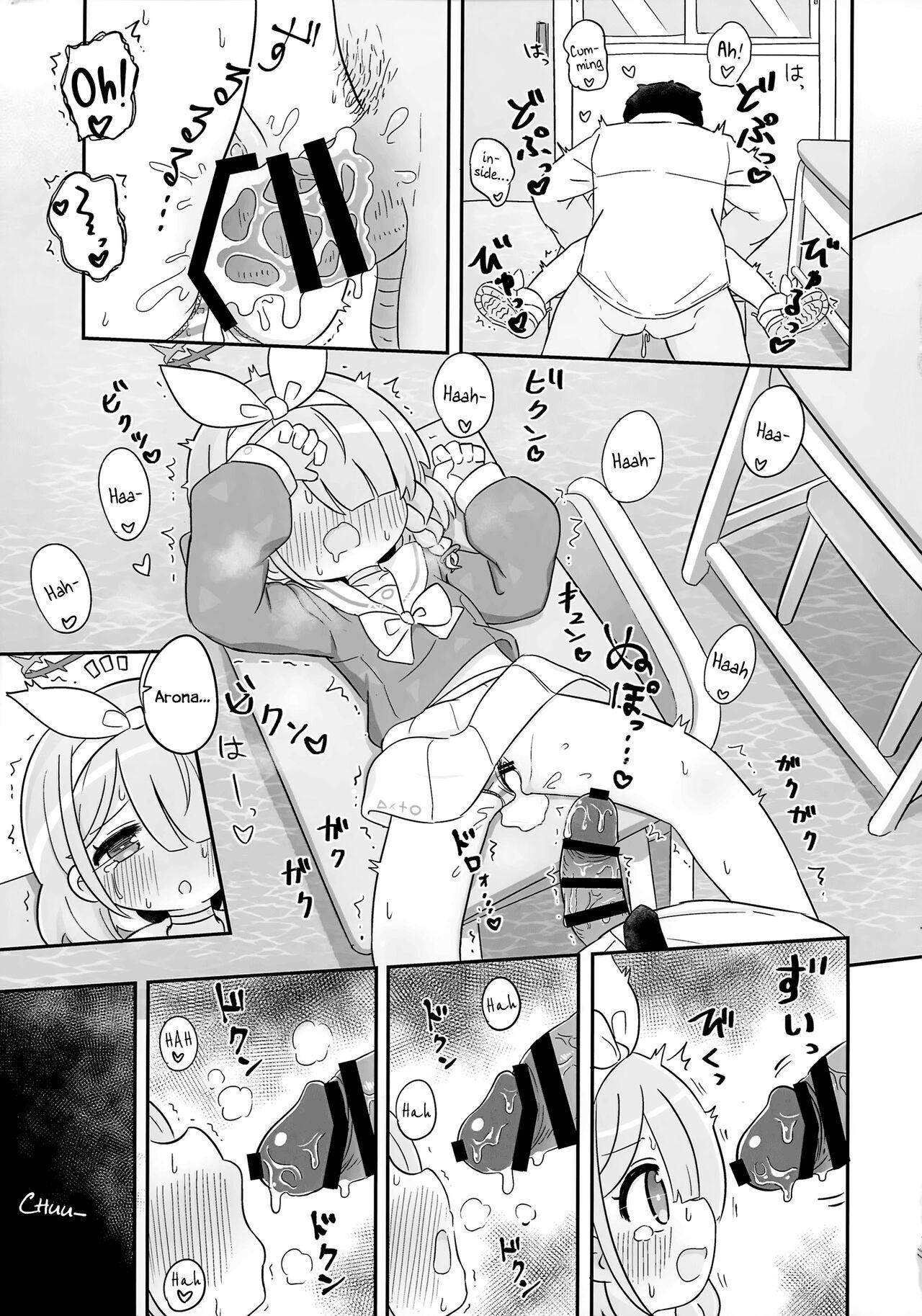 Nasty Aofuutou shika Motte kite kurenai Arona-chan o Oshioki suru Hon - Blue archive Gay Public - Page 10