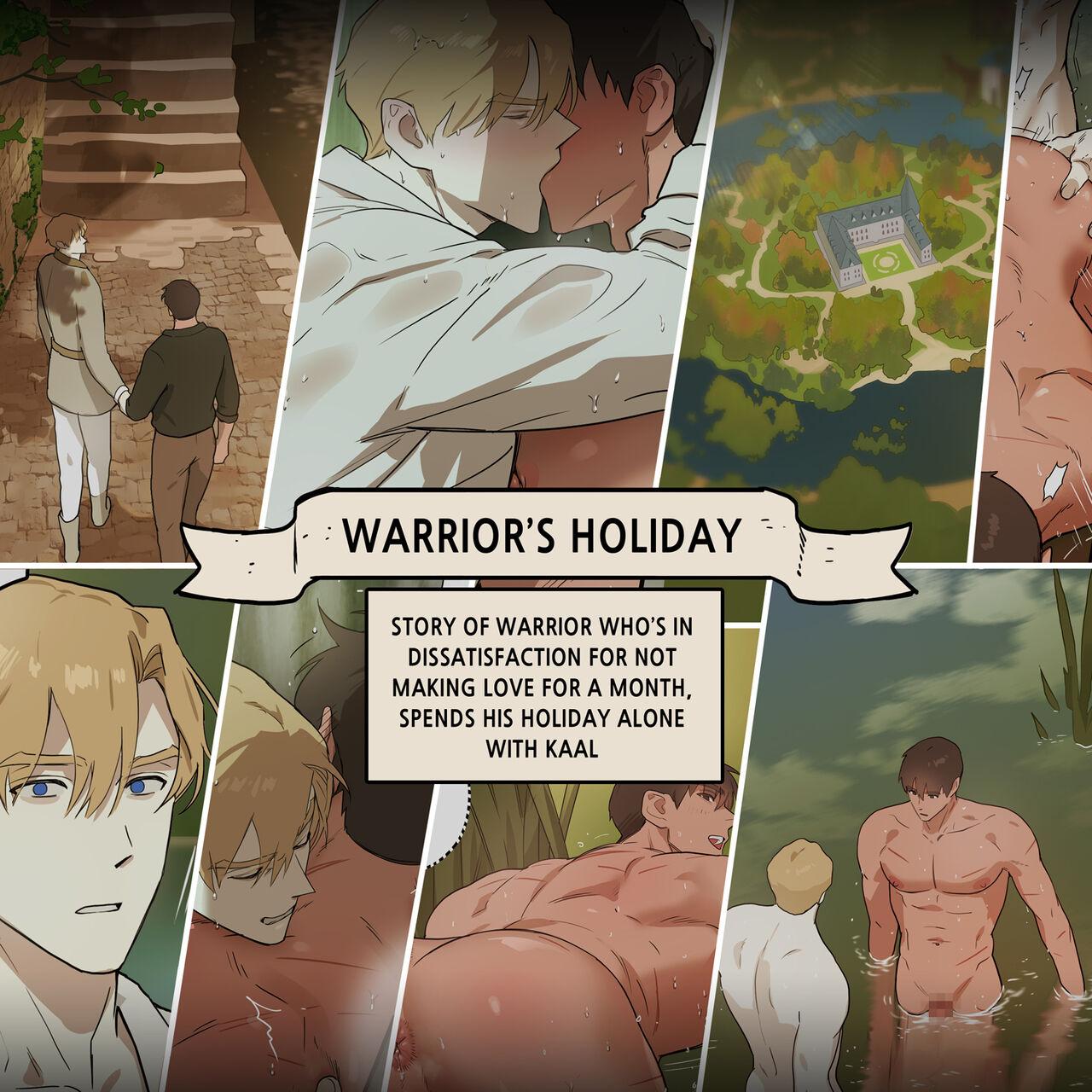 Gay Orgy Warrior's Holiday - Original Hunks - Page 1