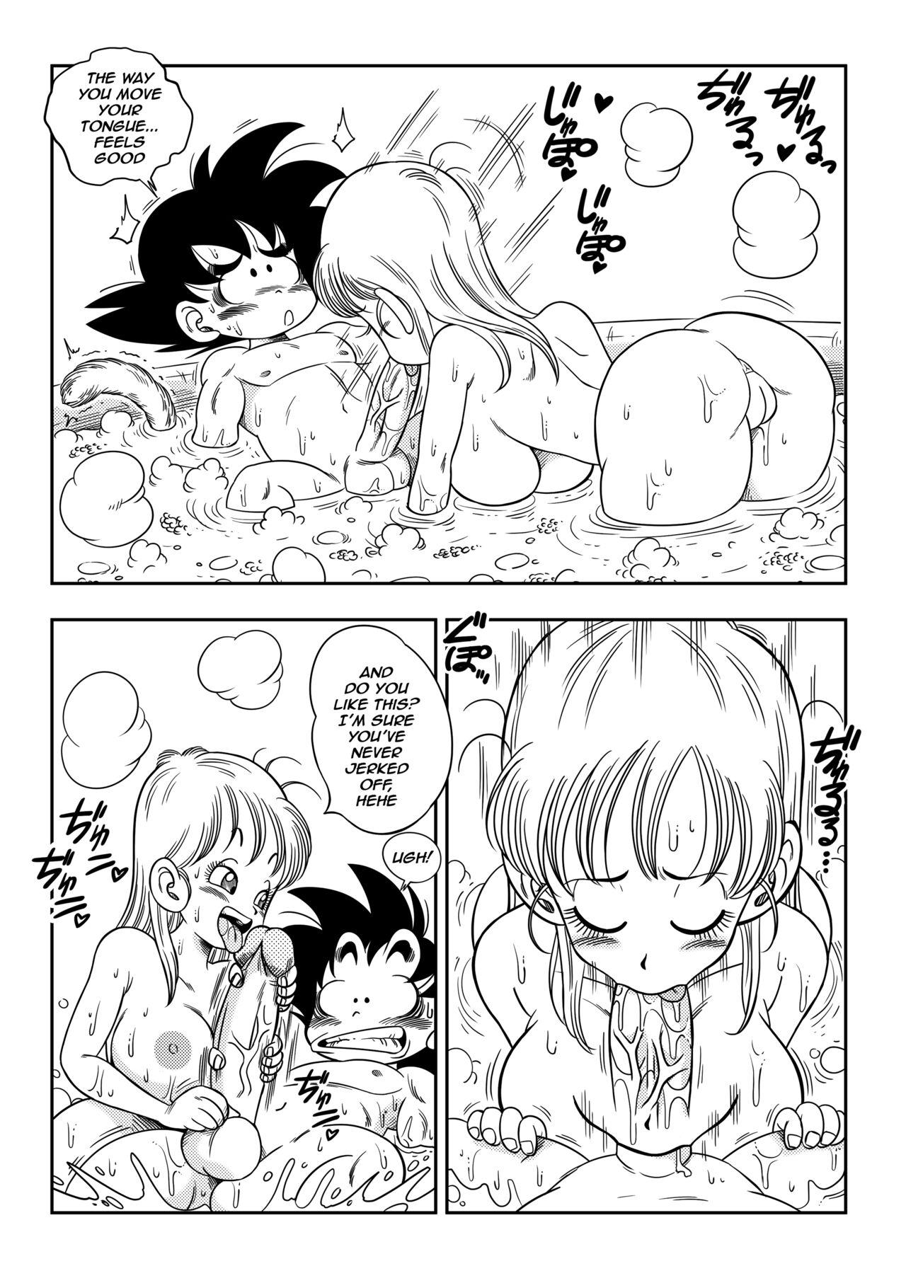 Young Dragon Ball: Episode 1 - Sex in the bath - Dragon ball Teenage Sex - Page 8