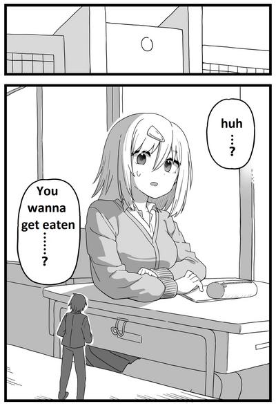 Doushitemo Onnanoko ni Taberaretai Manga | Manga - He really wants to be eaten by a girl 0