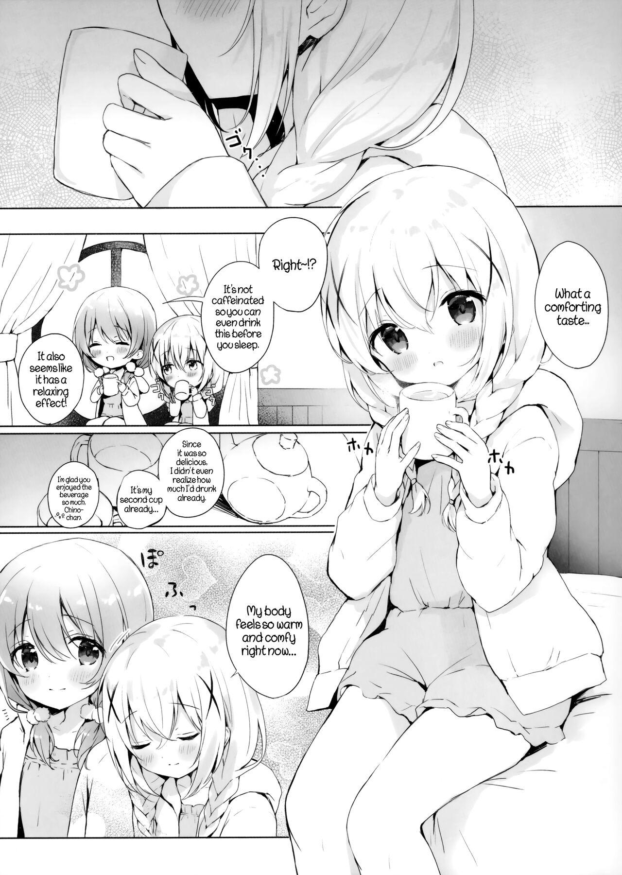 Freeteenporn Chino-chan no Kawaii Tokoro Misete - Gochuumon wa usagi desu ka | is the order a rabbit Special Locations - Page 4