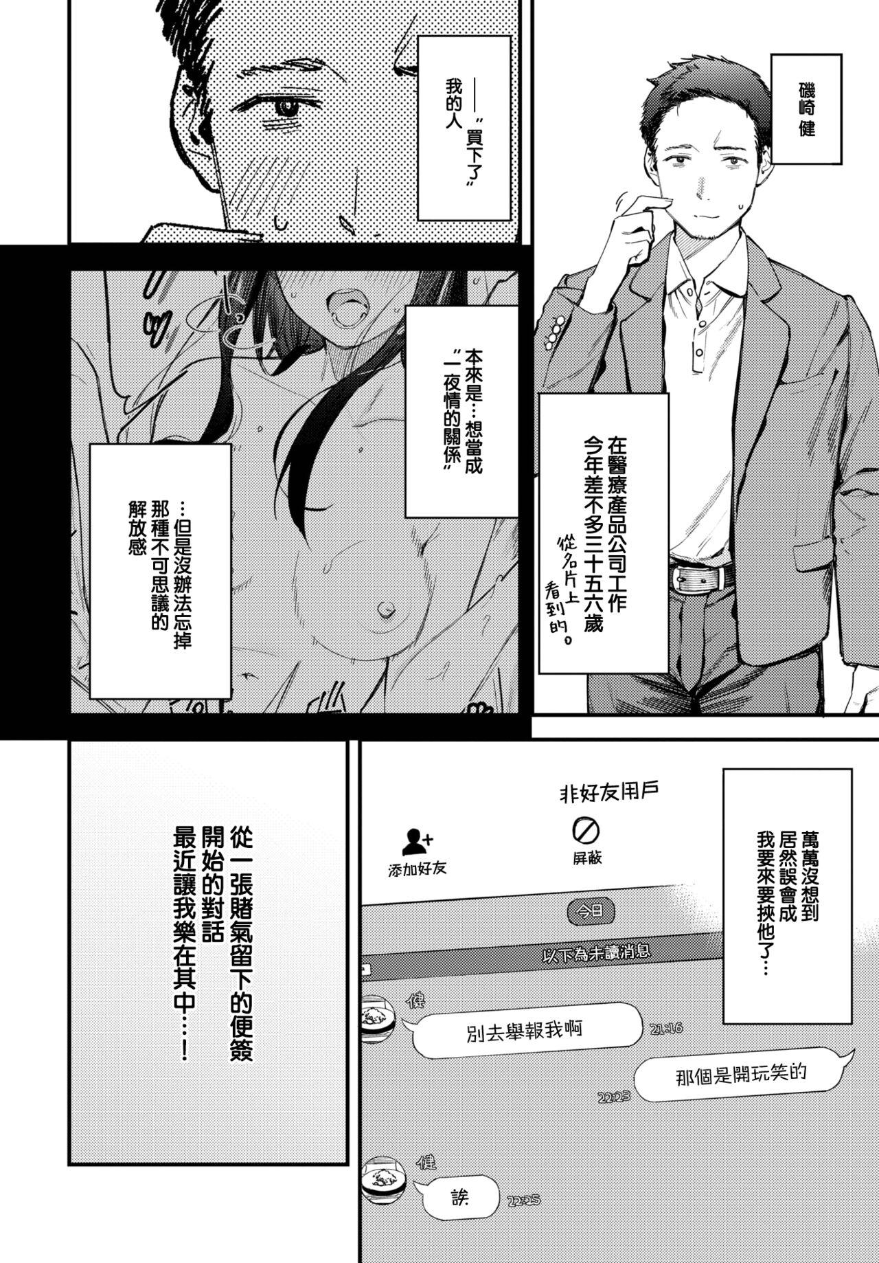Condom Tabisaki de Iede Shoujo o Hirotta Kouhen Double Blowjob - Page 5