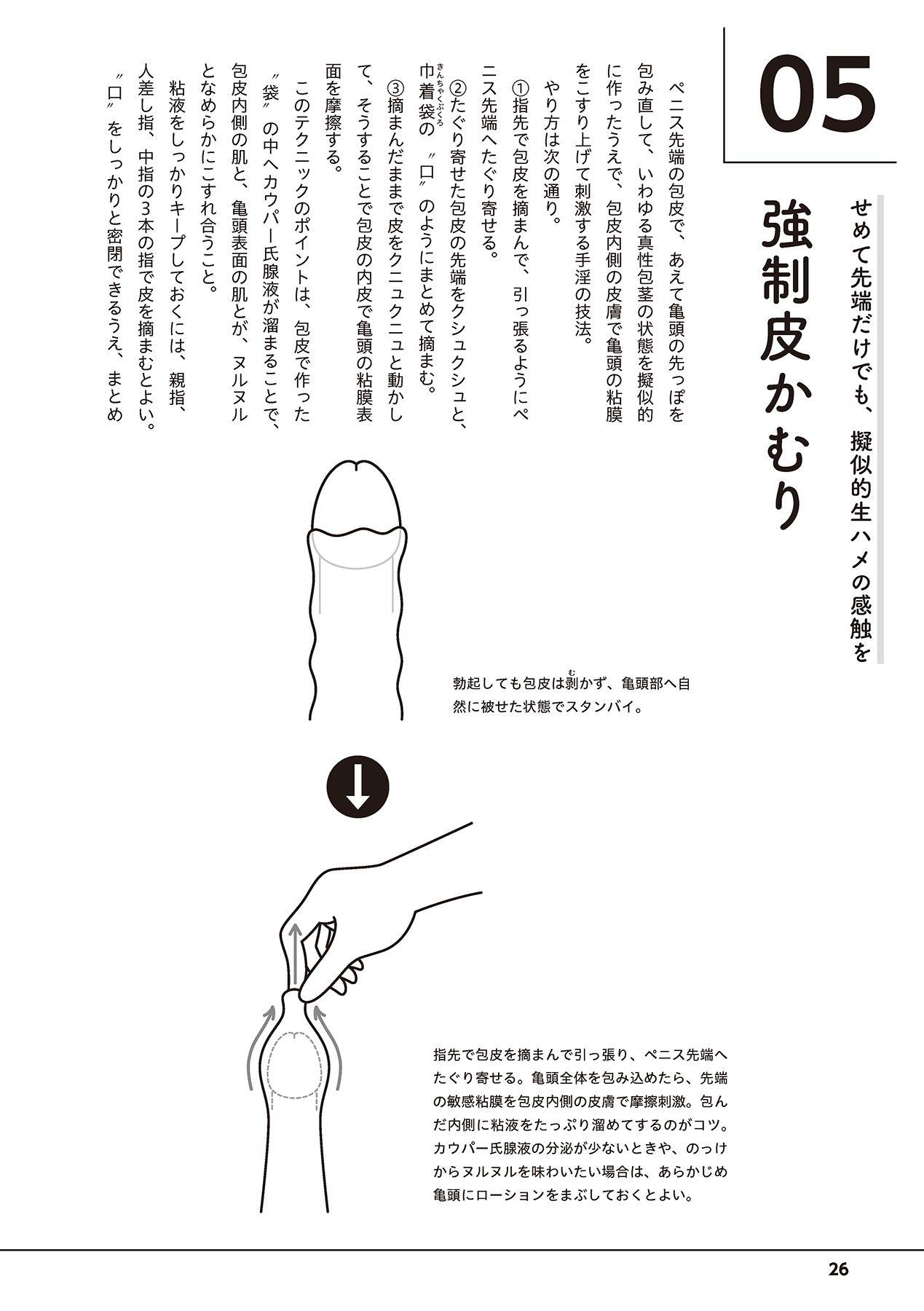 Otoko no Jii Onanie Kanzen Manual Illustration Han...... Onanie Play 27