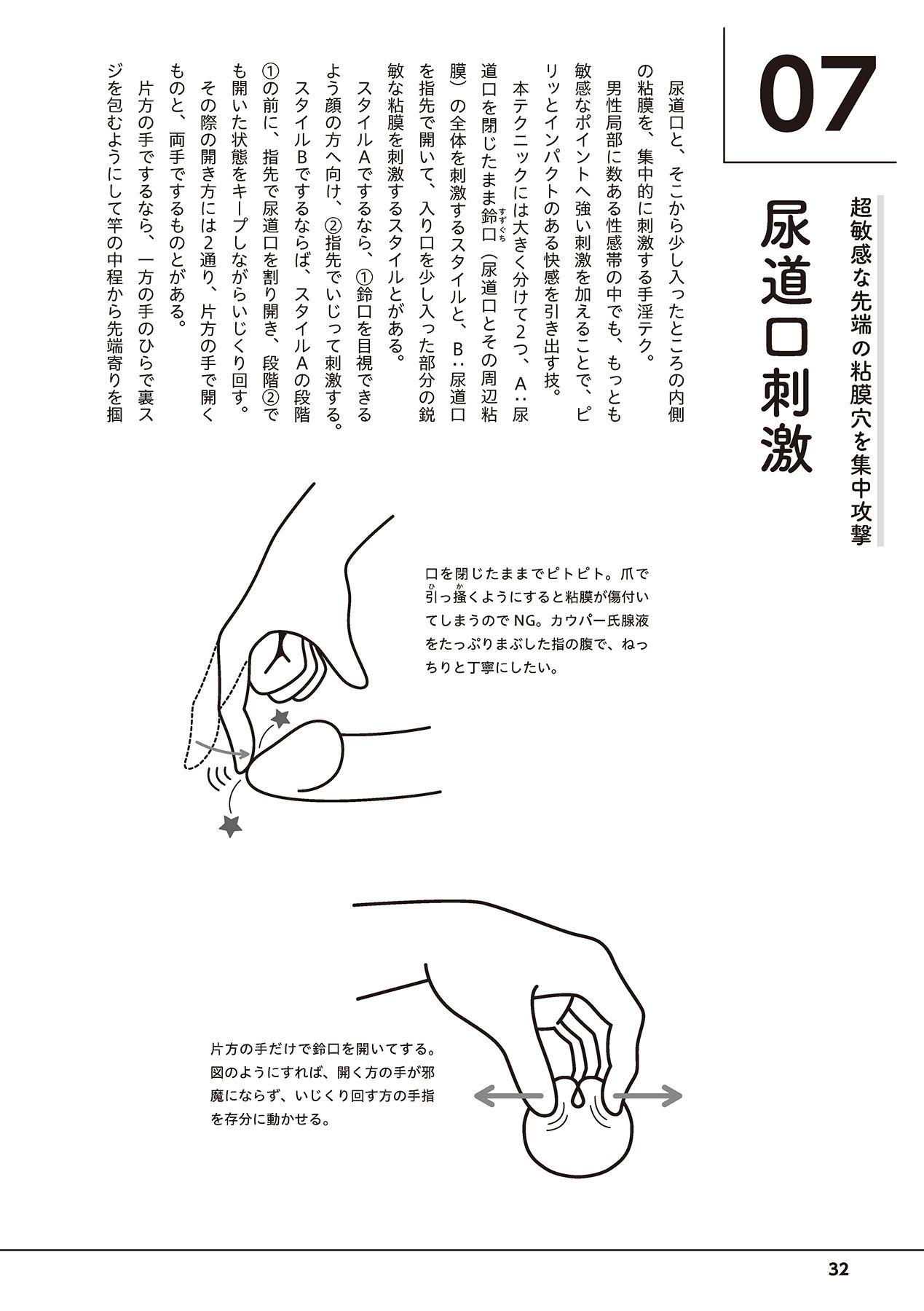 Otoko no Jii Onanie Kanzen Manual Illustration Han...... Onanie Play 33