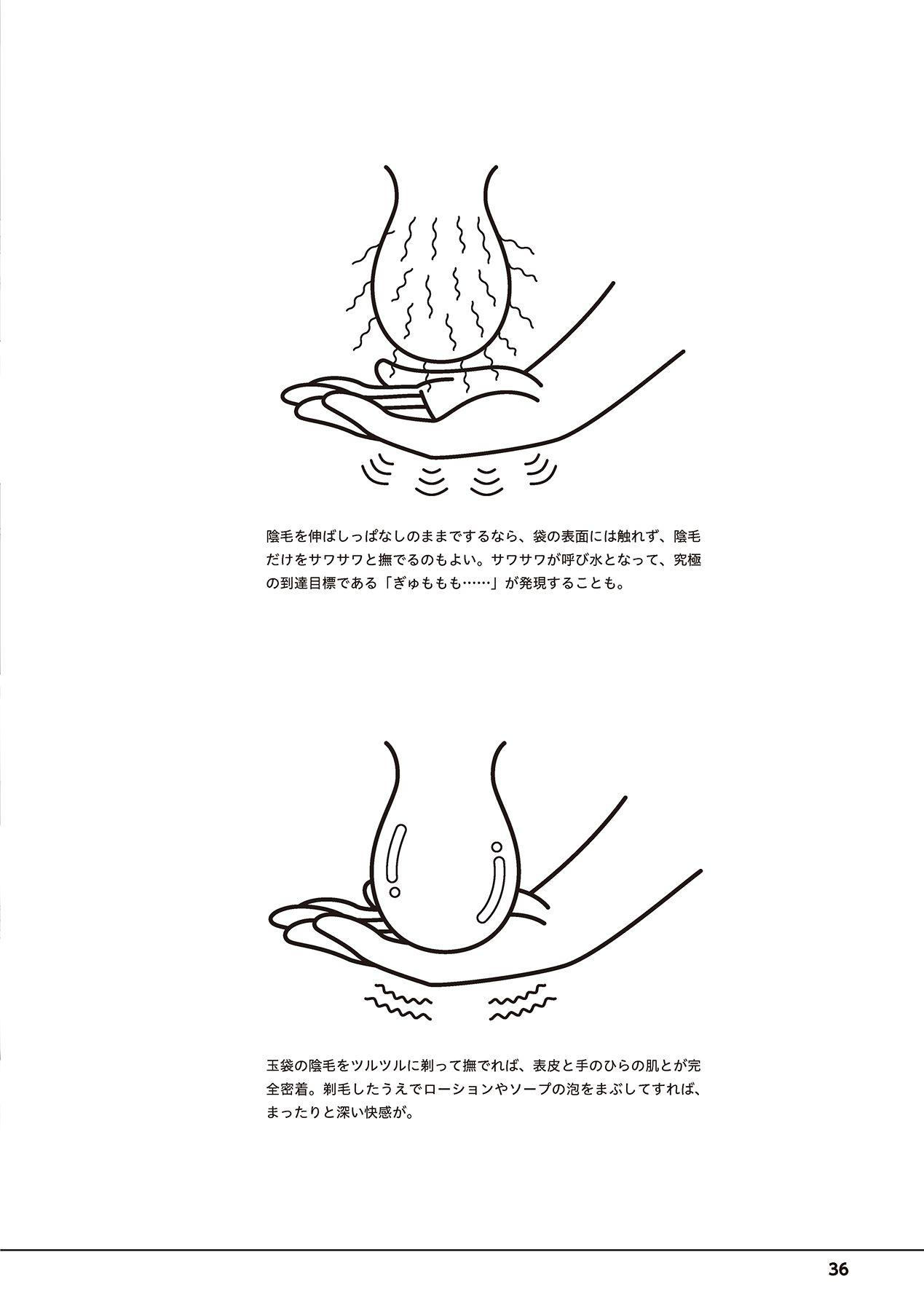 Otoko no Jii Onanie Kanzen Manual Illustration Han...... Onanie Play 37