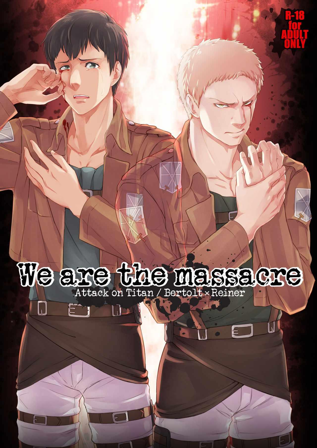 Fucking Pussy Reiner Braun x Bertolt Hoover   are the ma ssa cre - Shingeki no kyojin | attack on titan Family Taboo - Page 1