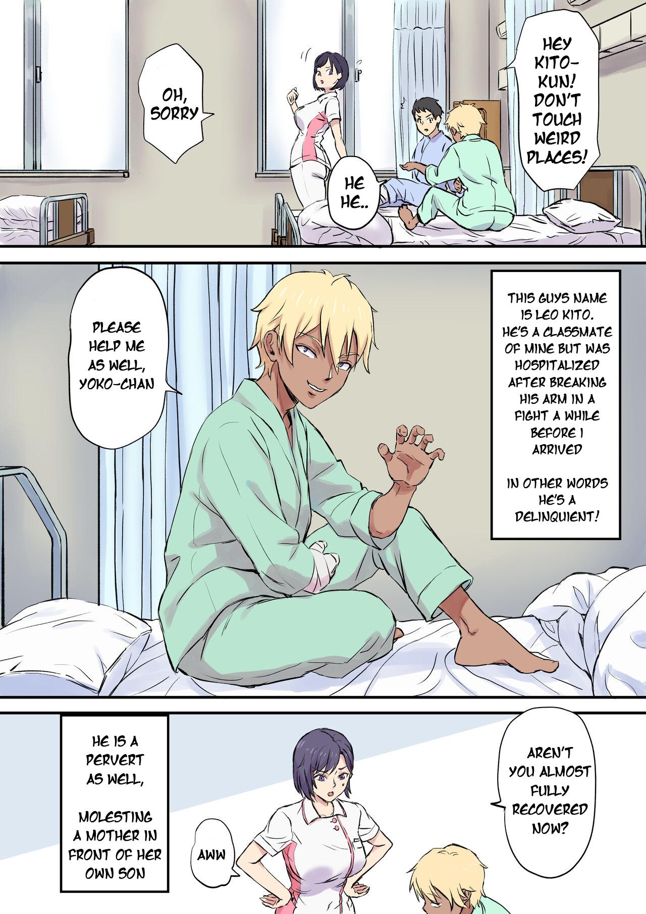Mexicana Tonari no Bed de Netorareru Kangoshi Jukubo | Milf Nurse Cuckolded on the bed next door Jerk Off Instruction - Page 4