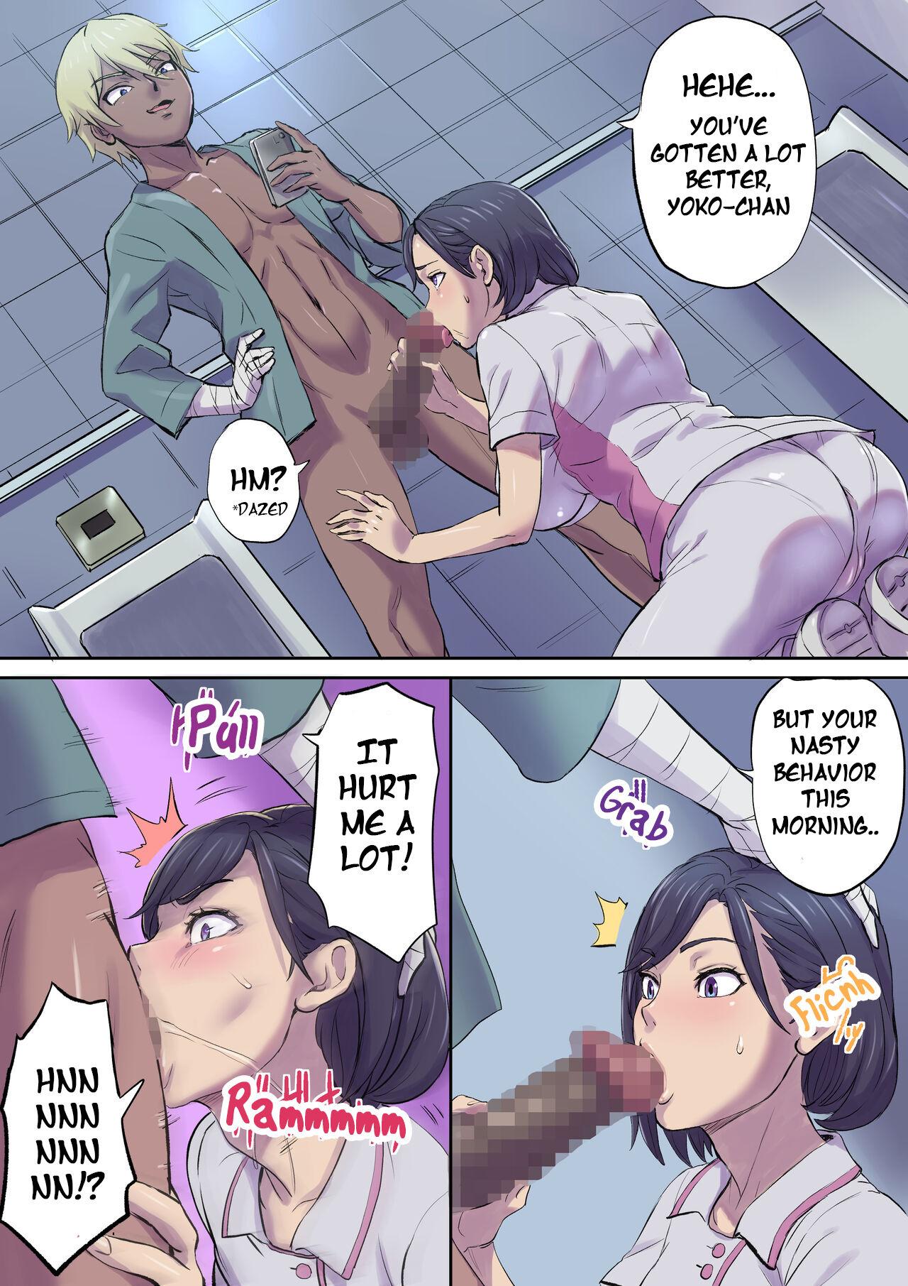 Doggy Style Tonari no Bed de Netorareru Kangoshi Jukubo | Milf Nurse Cuckolded on the bed next door Bondagesex - Page 9