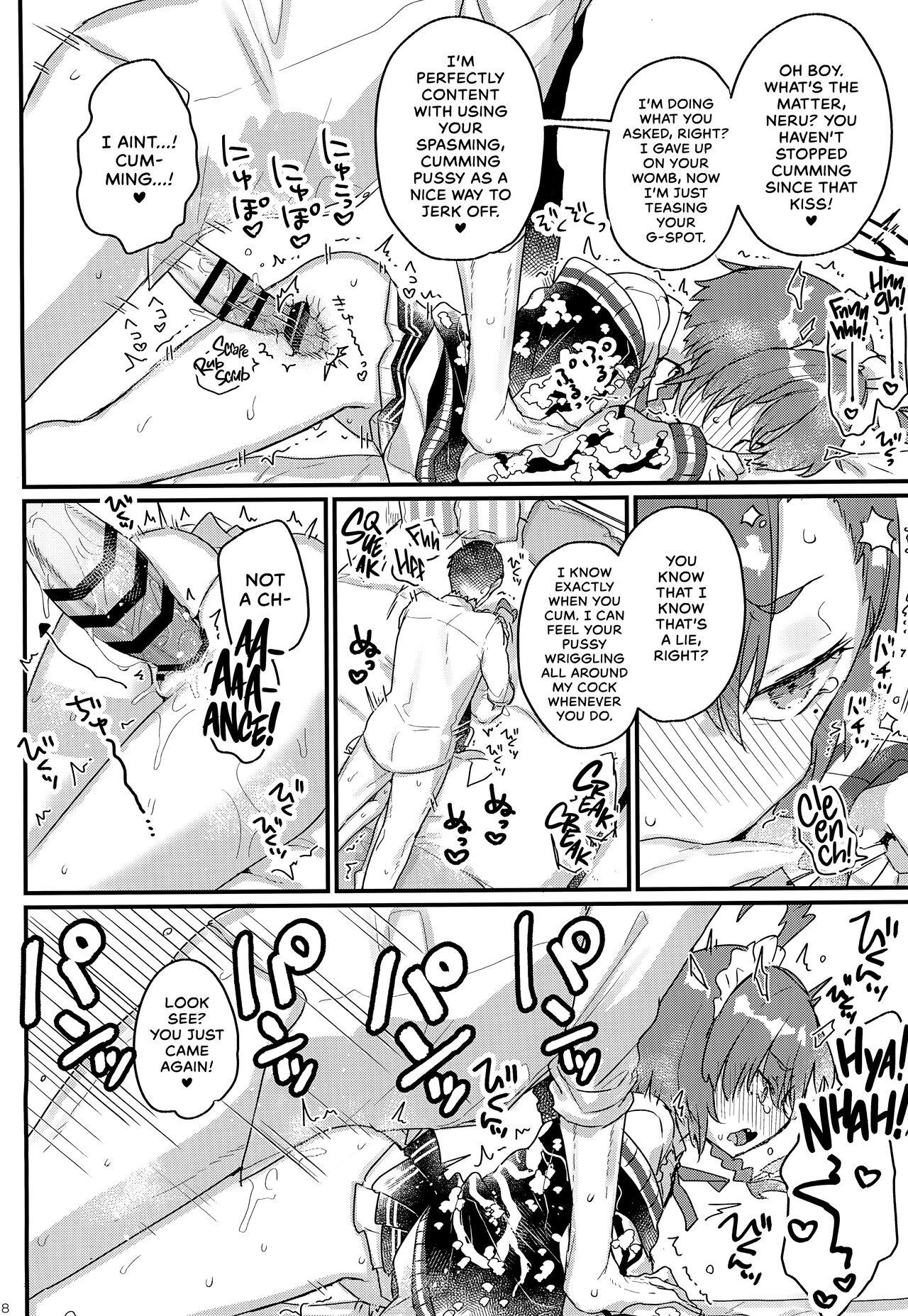 Lezbi Sensei ga Goriosunara Wari to Ikesou na Neru-chan | Even Neru Will Put Out! - Blue archive Blowjob - Page 8