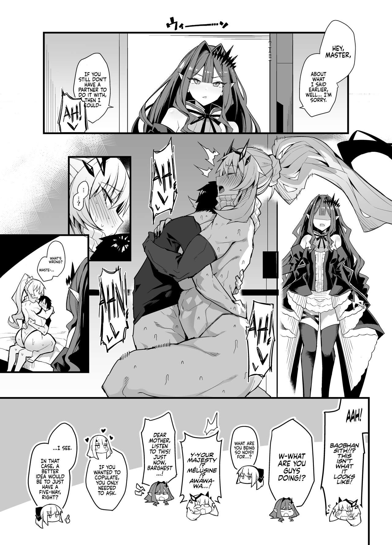 Tanga Bageko to Asa made Ichaicha | Making out with Bageko Until Morning - Fate grand order Mms - Page 7