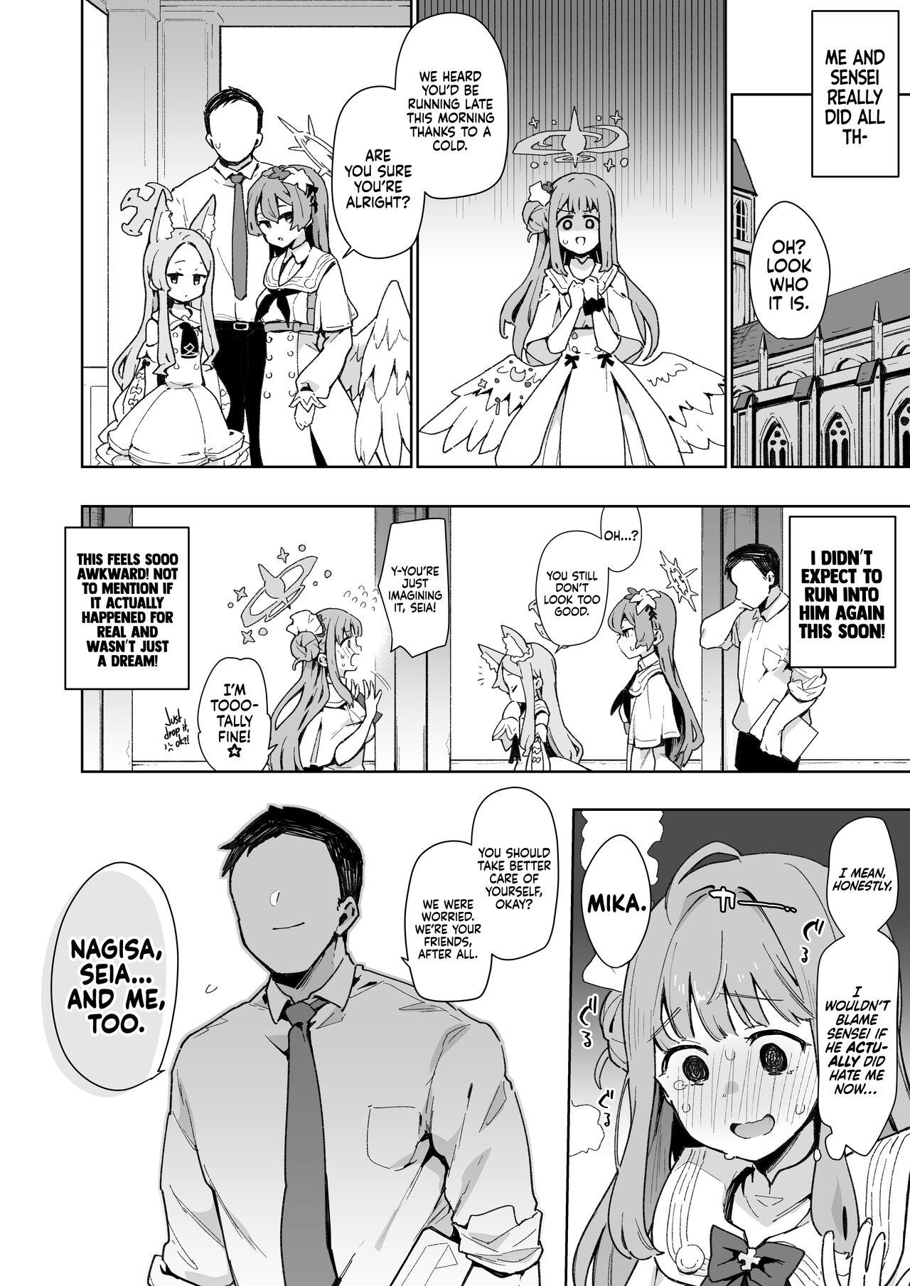 Cuckolding Waruiko Mika wa Oshiokisaretai | Mika Wants To Be Punished For Being A Bad Girl - Blue archive Best Blowjob - Page 9
