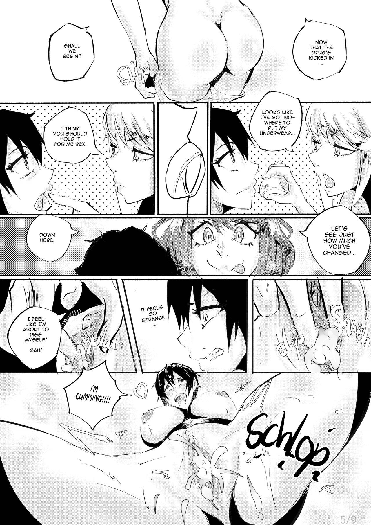 Bribe Xenoblade 2 gender transformation Manga Peeing - Page 5