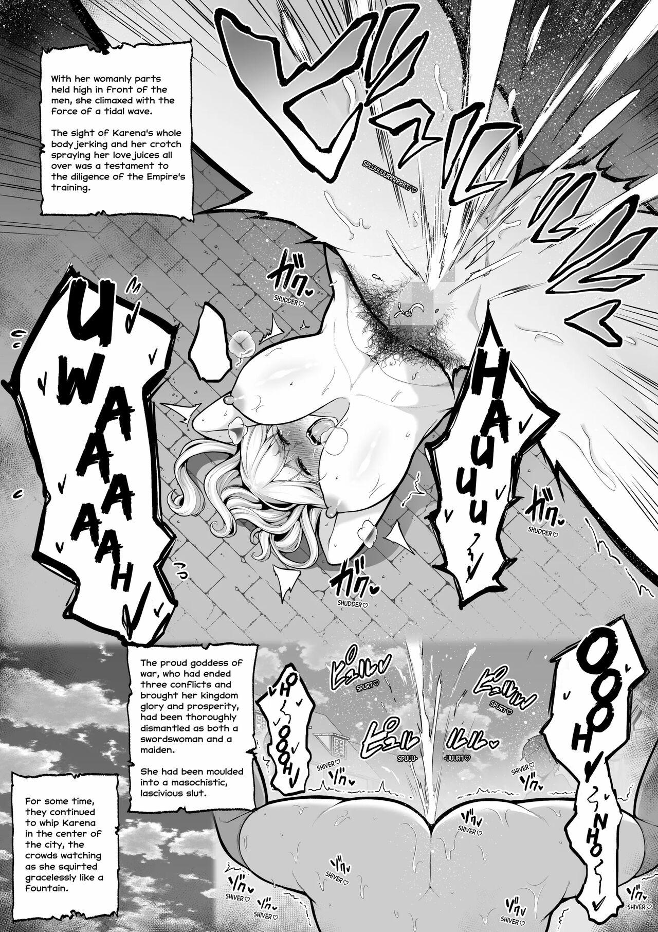 Deepthroat Haisenkoku no Onna Kishi, Tekigun ni Zenra Chanbara de Keiko o Tsukerareru - Original Pau - Page 7
