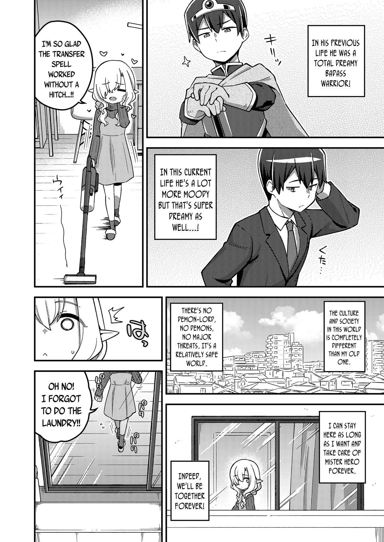 Gay College Isekai Oshikake Elf-san | The Stalker Elf From Another World Pussy Fucking - Page 8