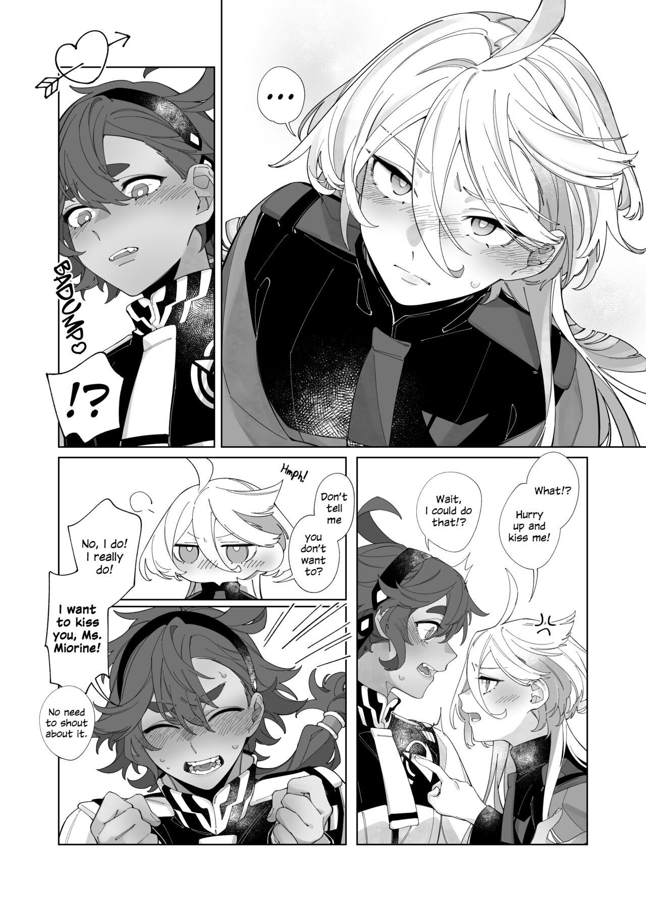 Hardcore Gay Kiss no Ato Nani ga Shitai? | After Kissing, What Else Do You Want to Do? - Mobile suit gundam the witch from mercury HD - Page 5