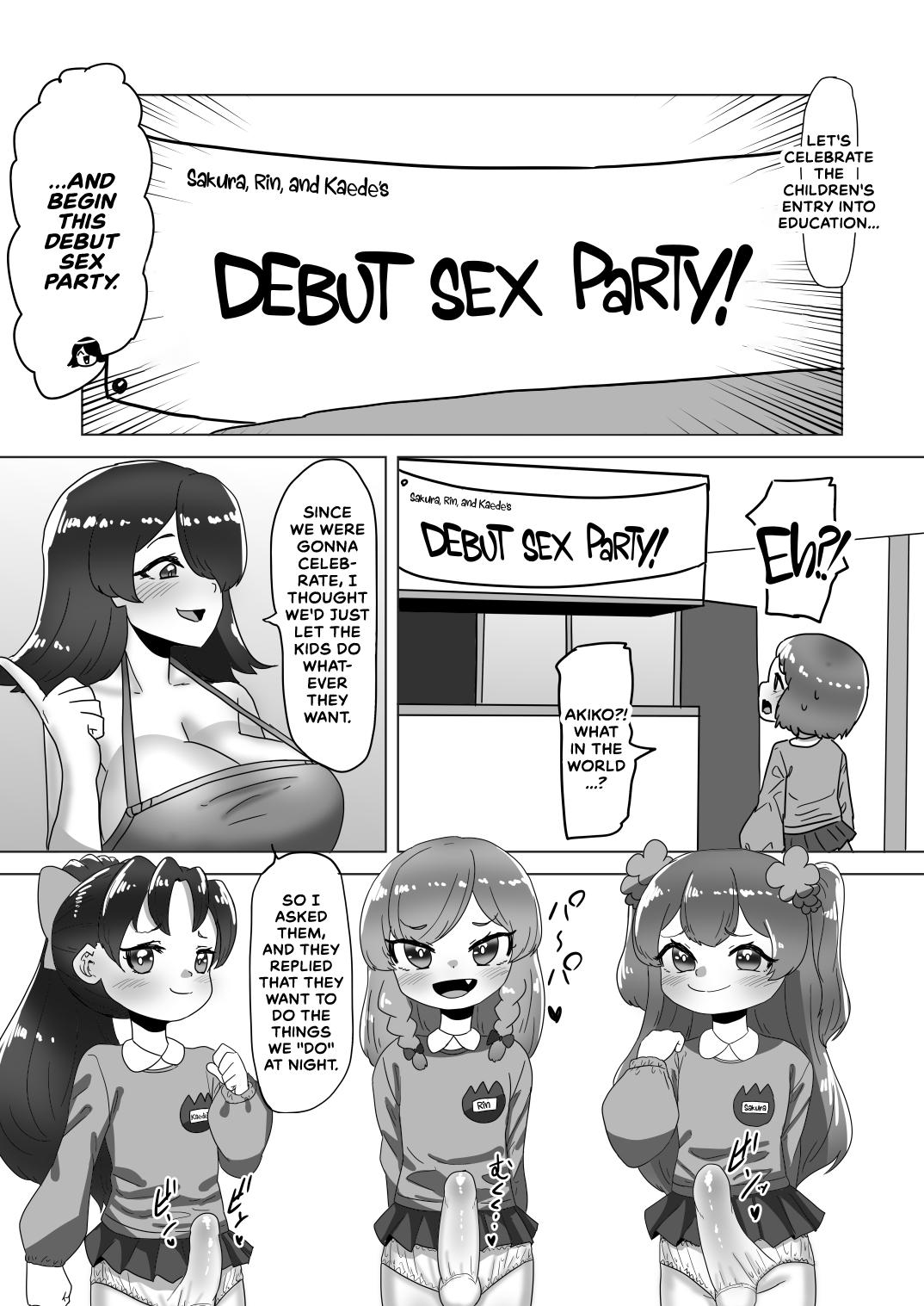 Coroa Otokonoko Papa to Futanari Kazoku no Dairankou Party! - Original Teenie - Page 8