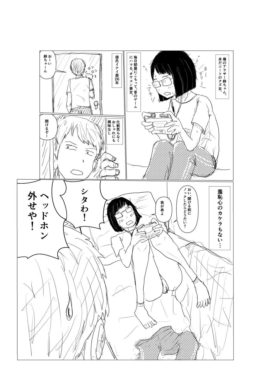Self InCha Neet no Nee-chan ga Shikotte nonde Kureta - Original Gay - Page 1
