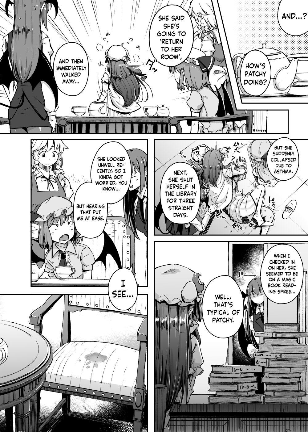 Roughsex Ana to Muttsuri Dosukebe Daitoshokan 4 - Touhou project Real Orgasm - Page 10