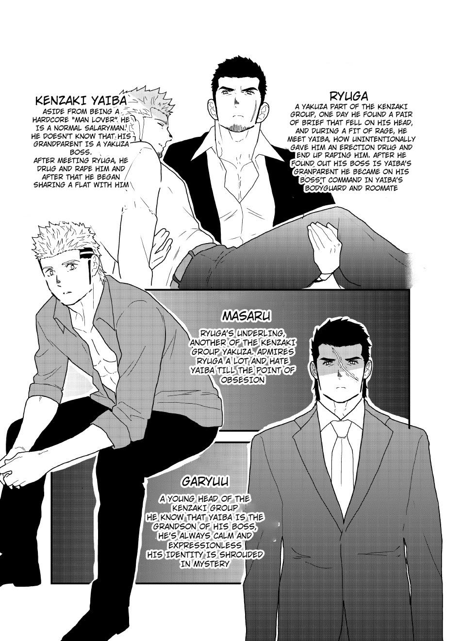 Cougars Moshimo yakuza ga 1-ri etchi shite iru tokoro o mi raretara. | What if a Yakuza Got Caught Pleasuring Himself? - Original Freaky - Page 2