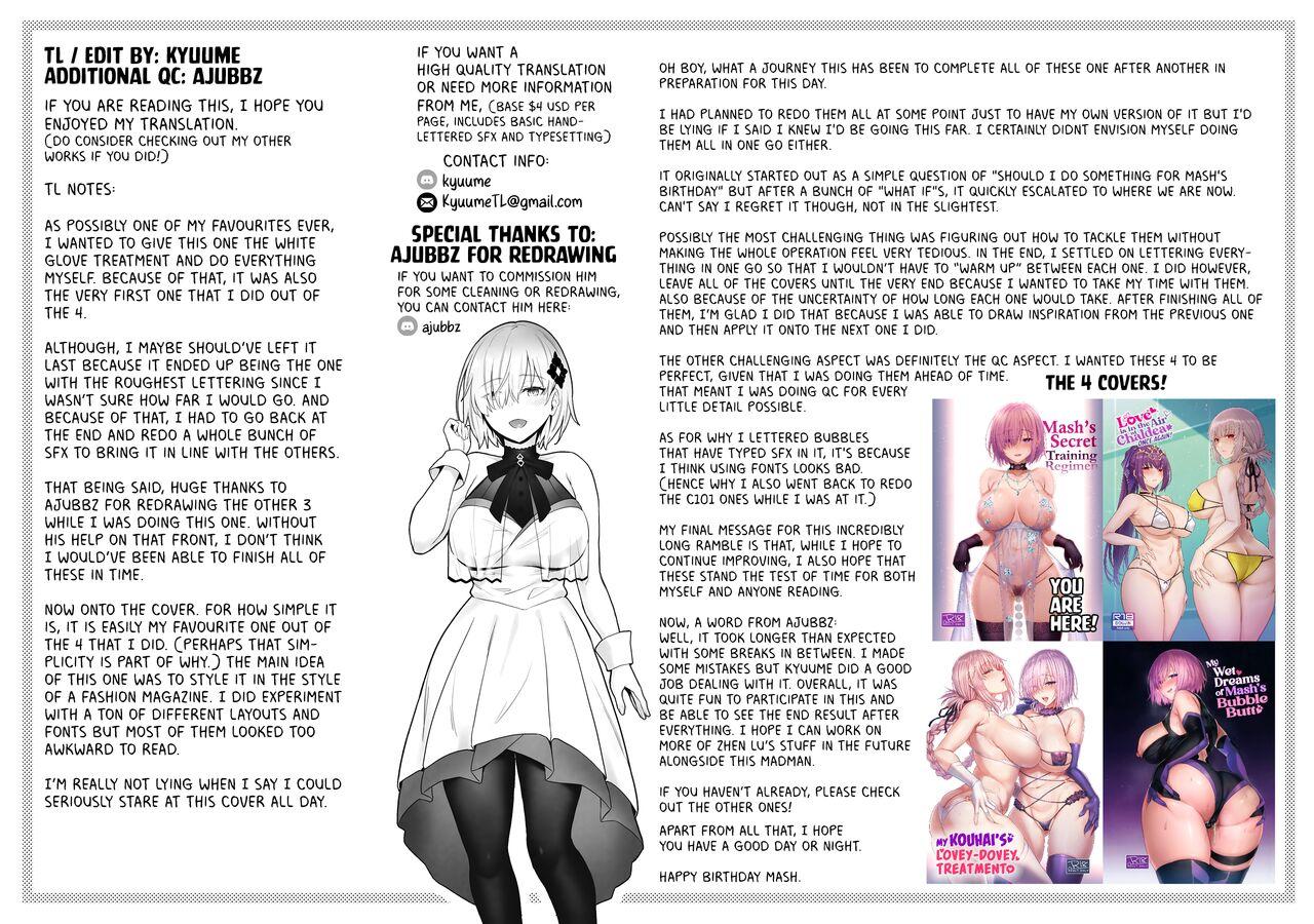 Thot Mash no Himitsu Tokkun | Mash's Secret Training Regimen - Fate grand order Girl Fucked Hard - Page 22