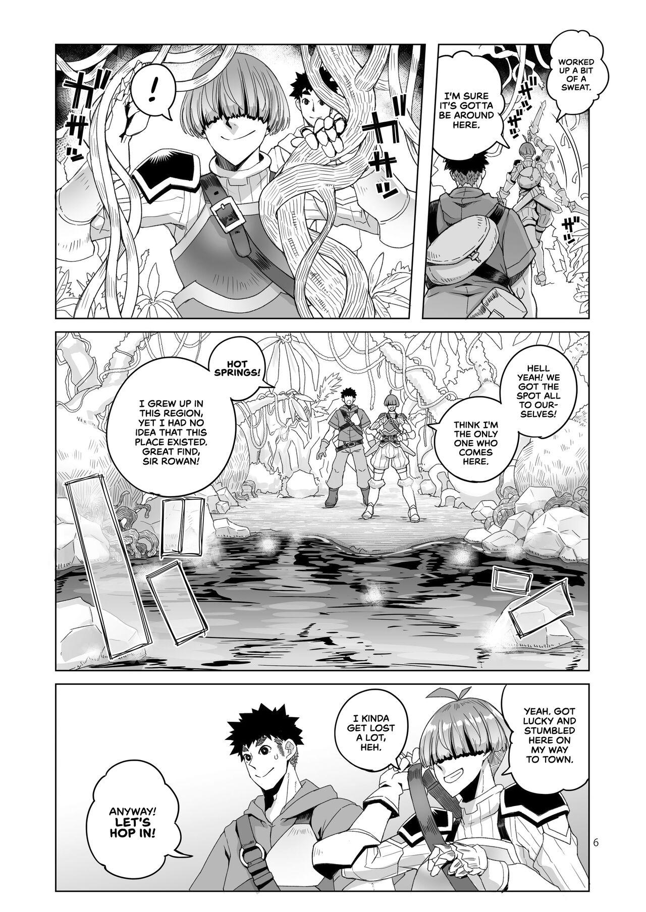 Freak Rowan Nyokenshi wa Kakusenai | Rowan, the Swordswoman in Plain Sight - Original Wetpussy - Page 5