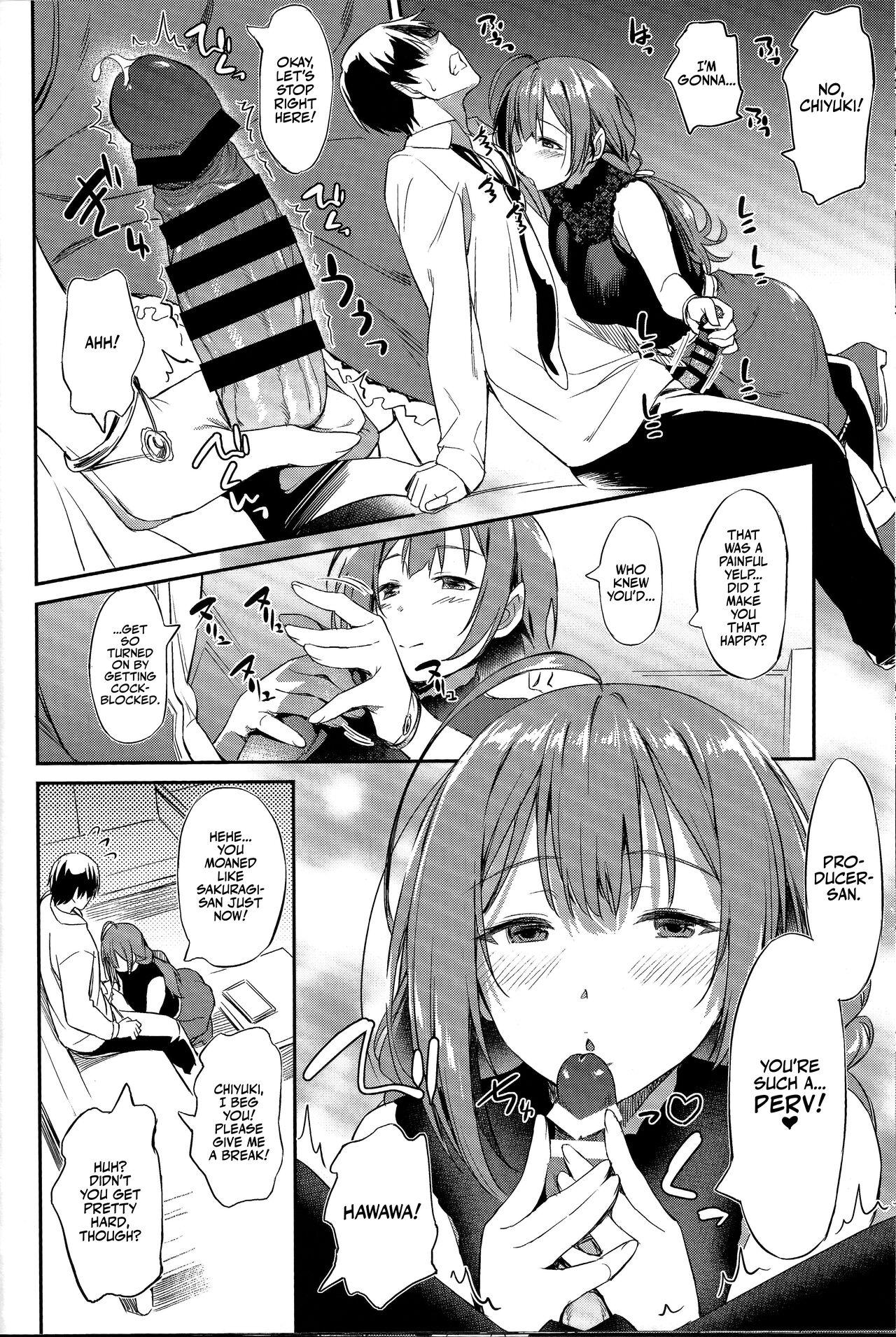 (2021-03 Akihabara Chou Doujinsai) [AERODOG (inu)] Chiyuki-san no Yasashii Shasei Kanri | Chiyuki-san's Lovely Sperm Management (THE iDOLM@STER: Shiny Colors) [English] [Team Rabu2] 9