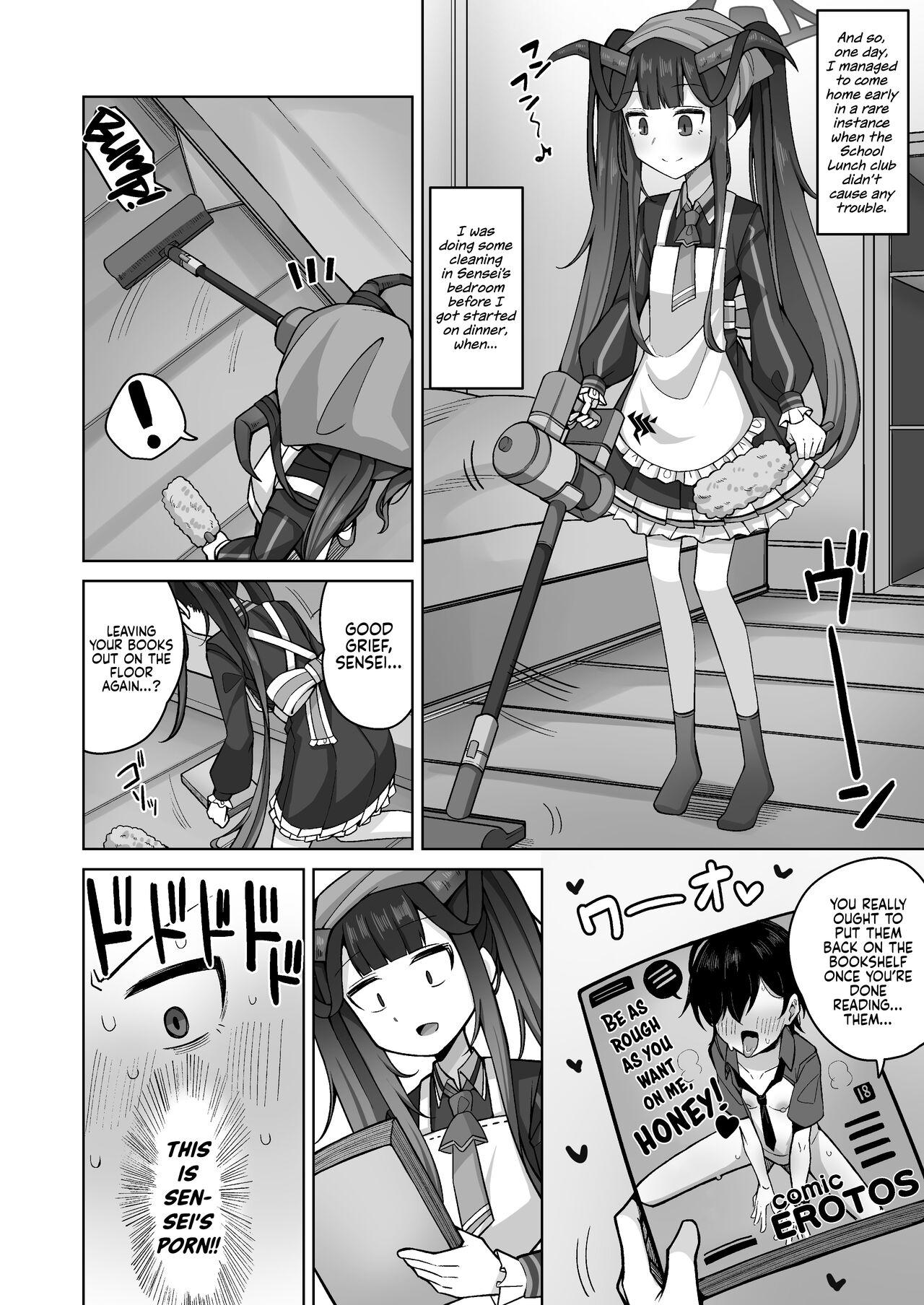 Hard Fucking Itoshii, Eat Me. | Eat Me, My Love. - Blue archive Tanned - Page 10
