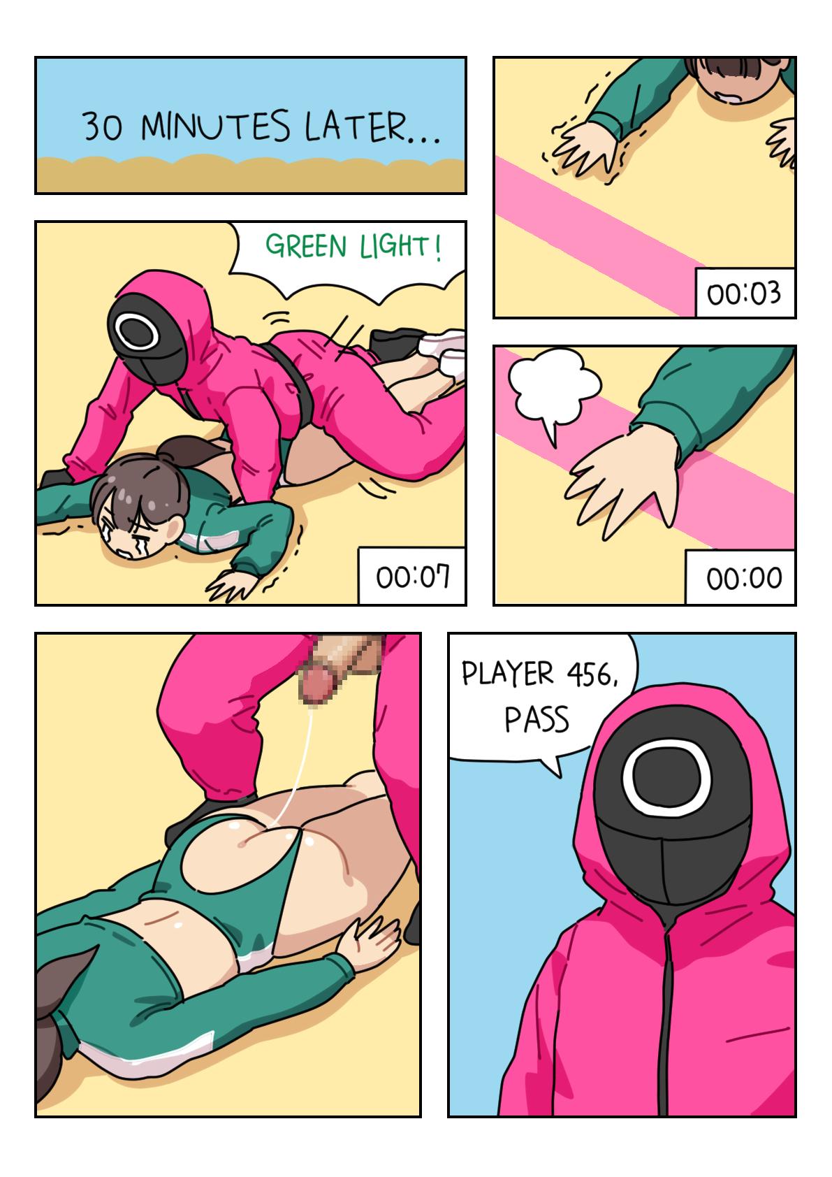 Swallow Sissy Game - Squid game Assfingering - Page 11