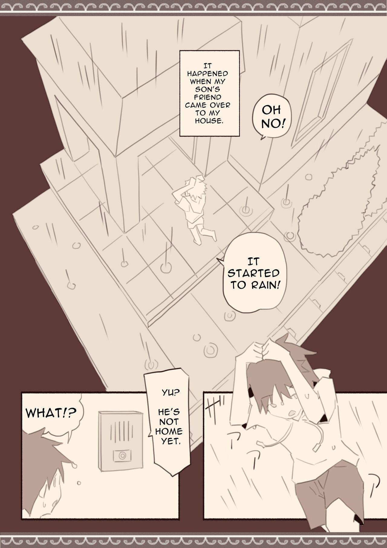 Old Ame no Hi, Musuko no Tomodachi to | On A Rainy Day, With My Son's Friend Gay Skinny - Page 2