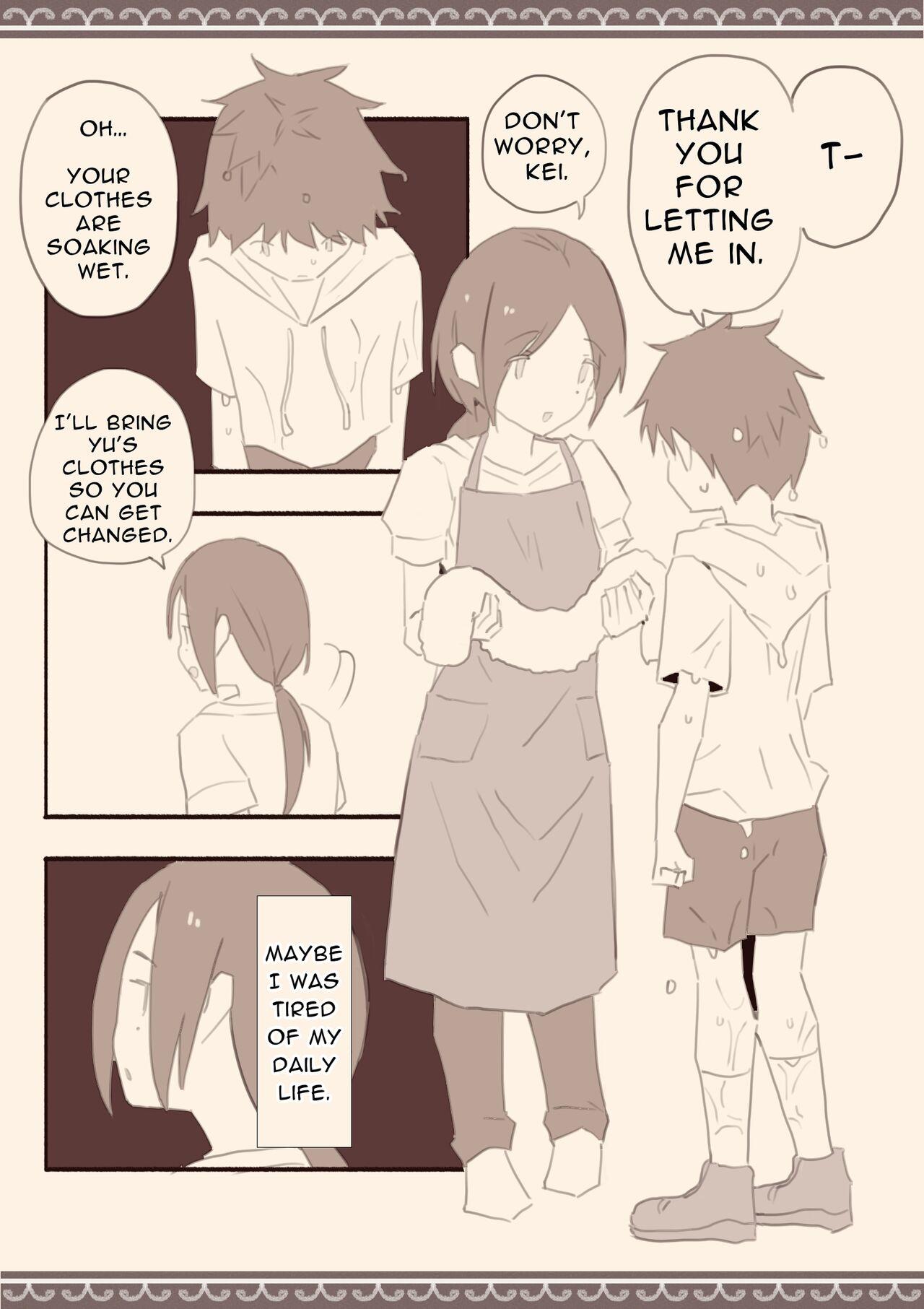 Old Ame no Hi, Musuko no Tomodachi to | On A Rainy Day, With My Son's Friend Gay Skinny - Page 3