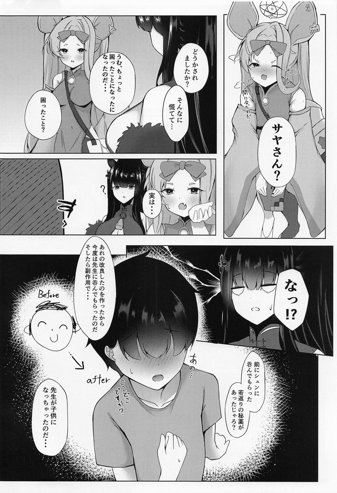 Pee Shun Onee-chan to Issho - Blue archive 1080p - Page 3