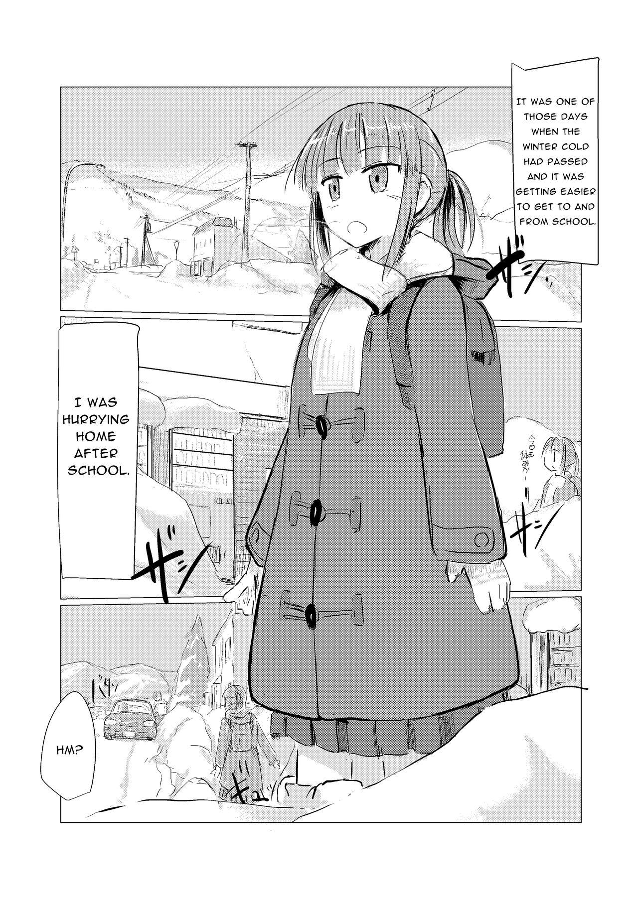 Big Cock Fuyu no Shoujo to Orusuban | Winter Girl & Housesitting - Original Shoplifter - Page 2